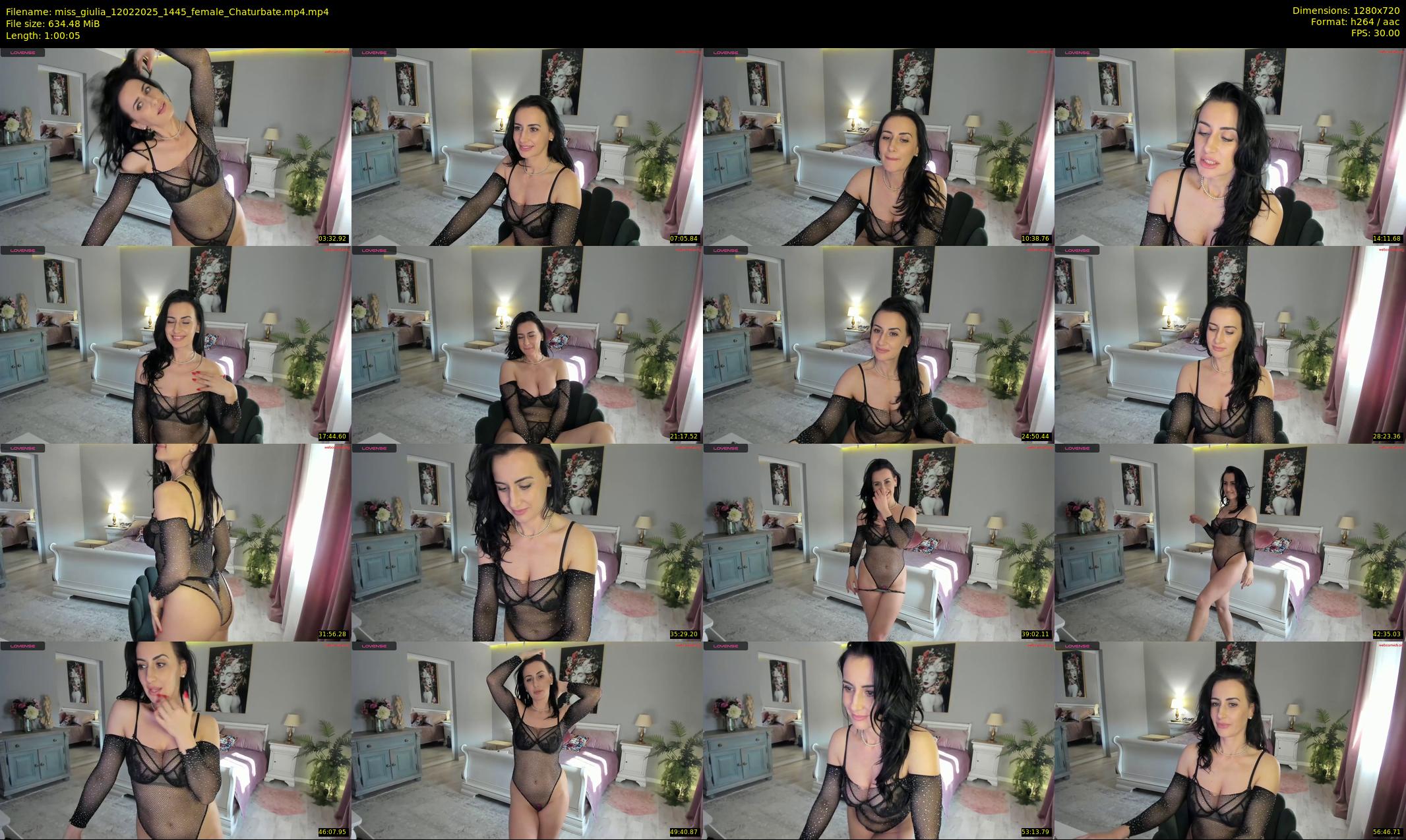 miss_giulia — 61 minute Chaturbate female cam show recording, 720p, Feb 12, 2025