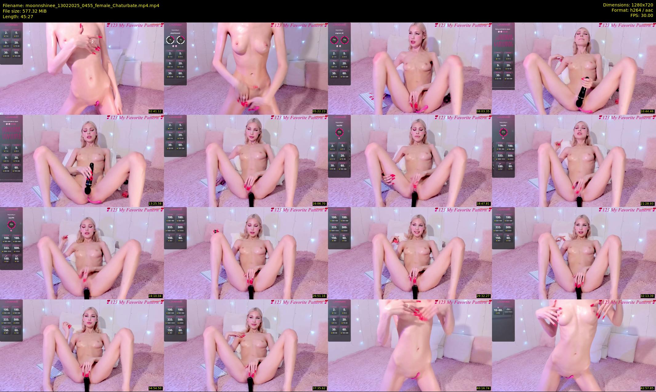 moonnshinee — 46 minute Chaturbate female cam show recording, 720p, Feb 13, 2025