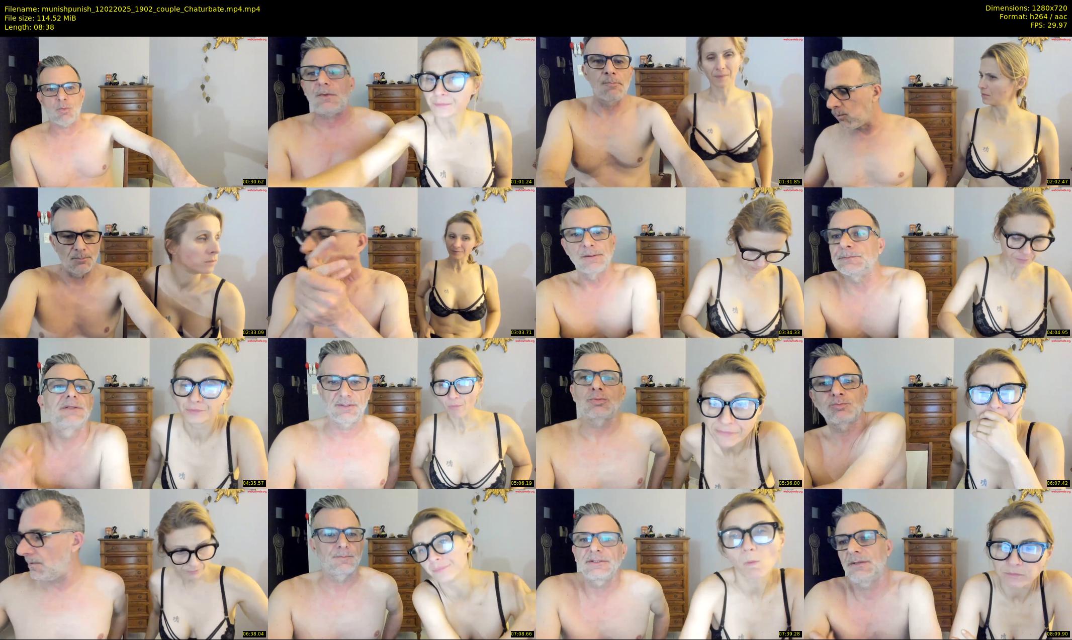 munishpunish — 9 minute Chaturbate couple cam show recording, 720p, Feb 12, 2025