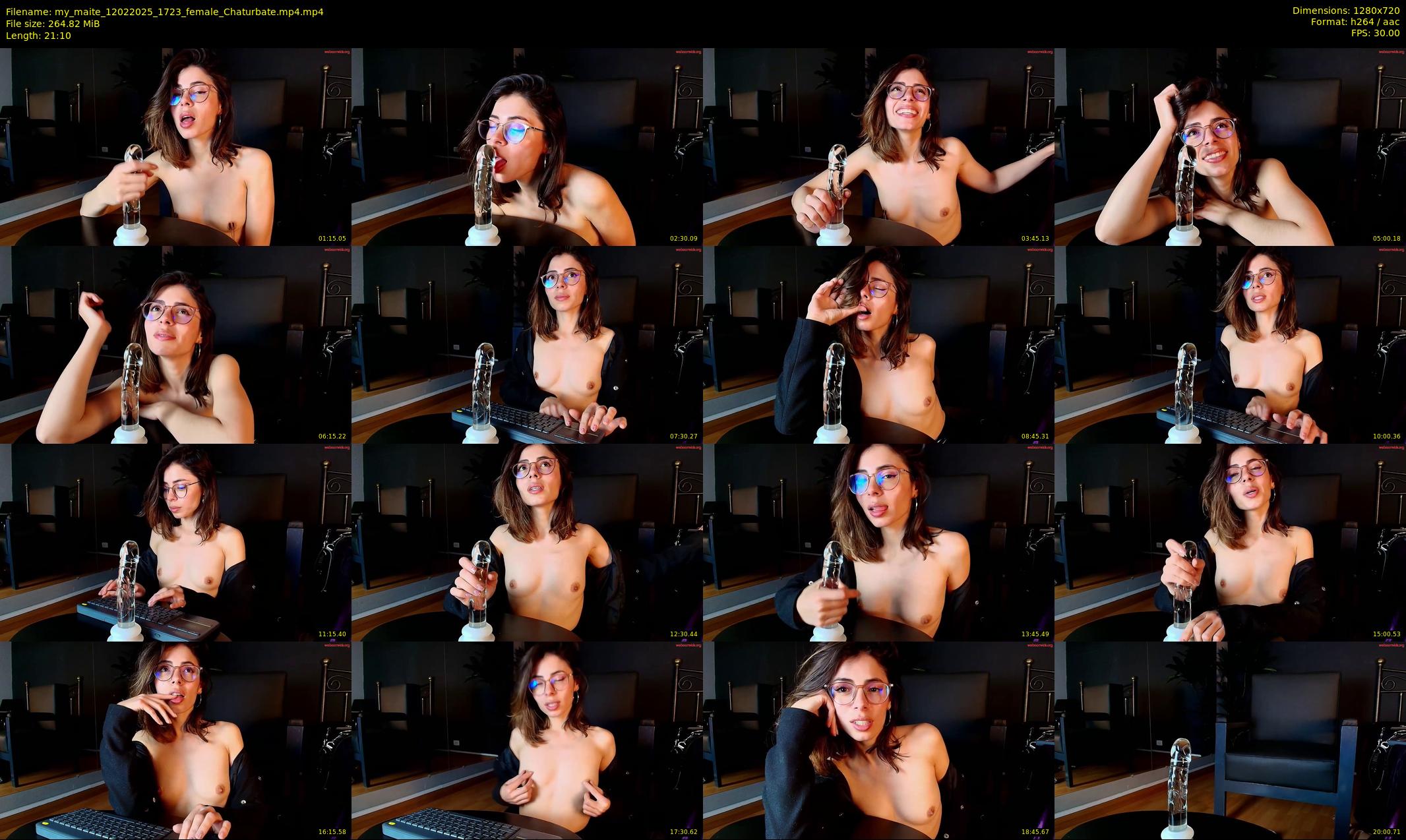 my_maite — 22 minute Chaturbate female cam show recording, 720p, Feb 12, 2025