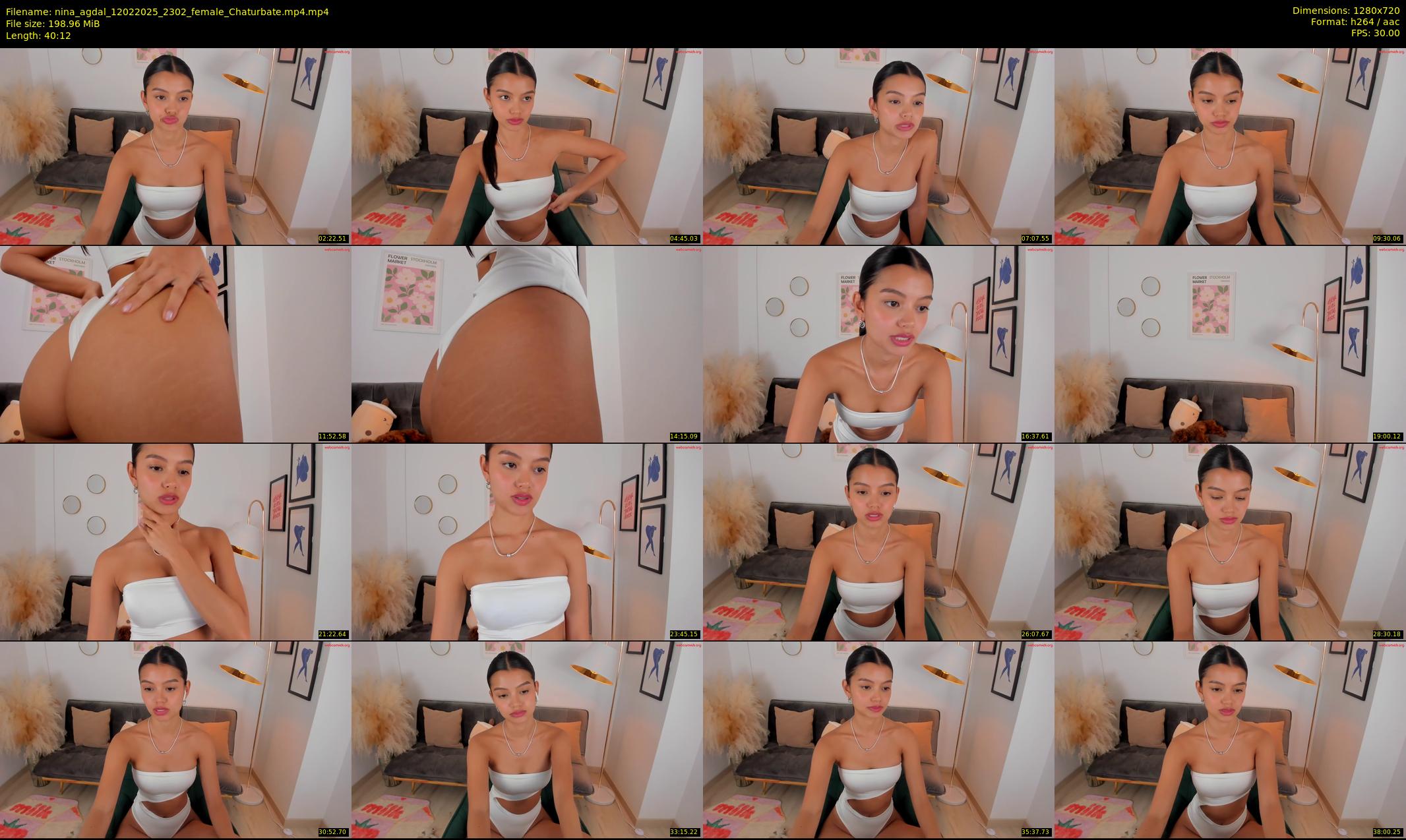nina_agdal — 41 minute Chaturbate female cam show recording, 720p, Feb 12, 2025