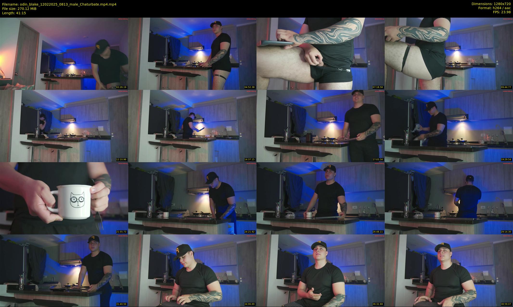 odin_blake — 42 minute Chaturbate male cam show recording, 720p, Feb 12, 2025
