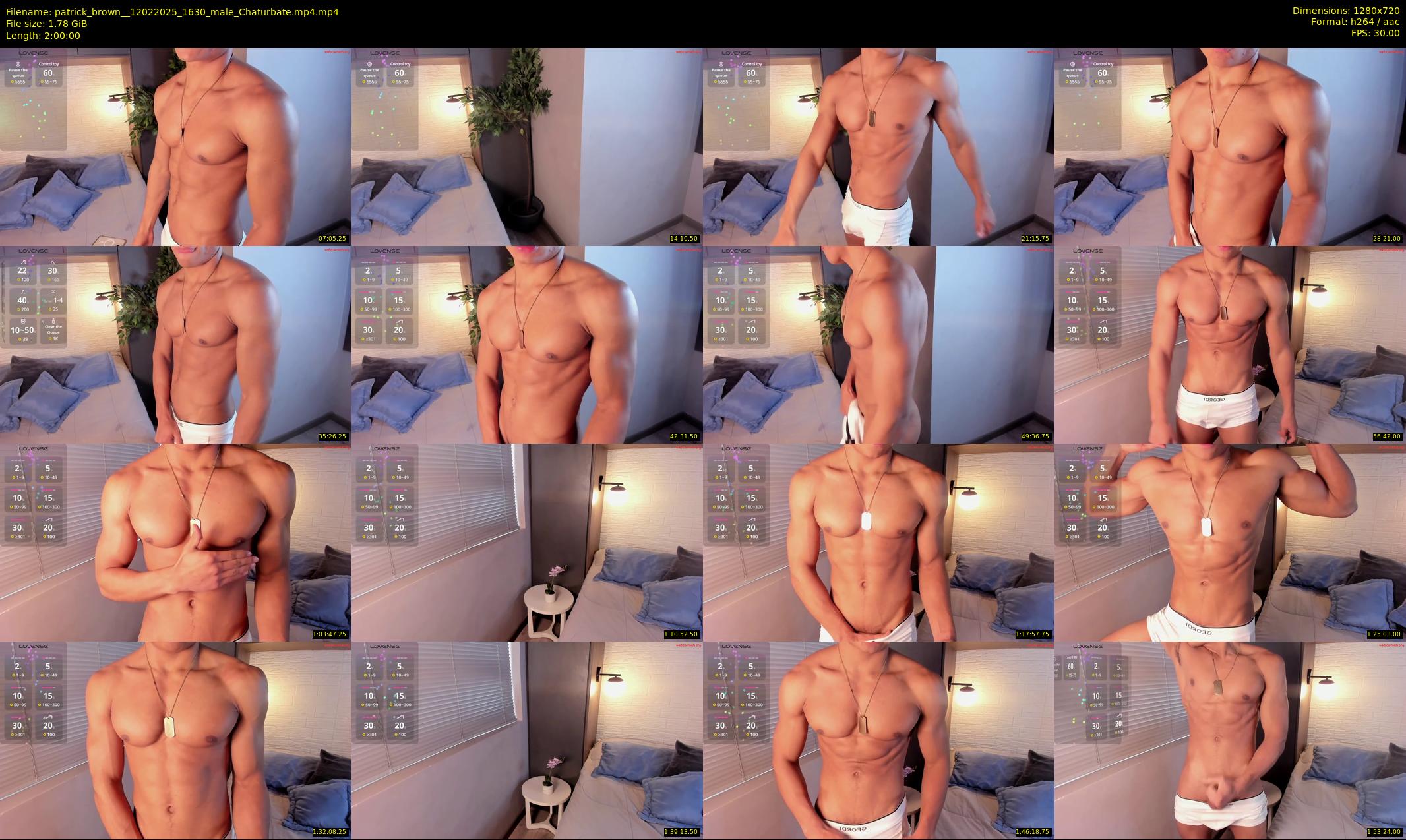 patrick_brown_ — 120 minute Chaturbate male cam show recording, 720p, Feb 12, 2025