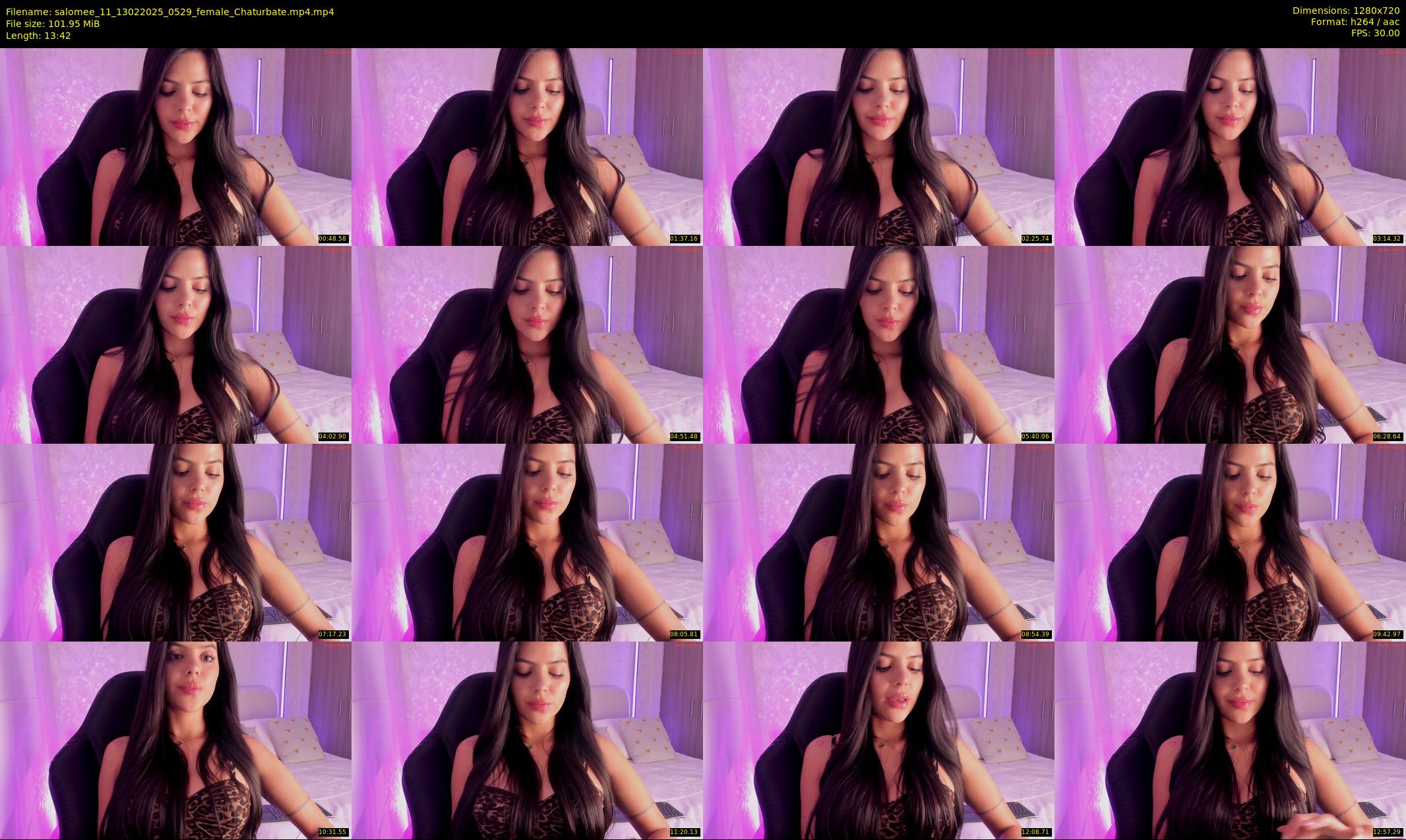 salomee_11 — 14 minute Chaturbate female cam show recording, 720p, Feb 13, 2025