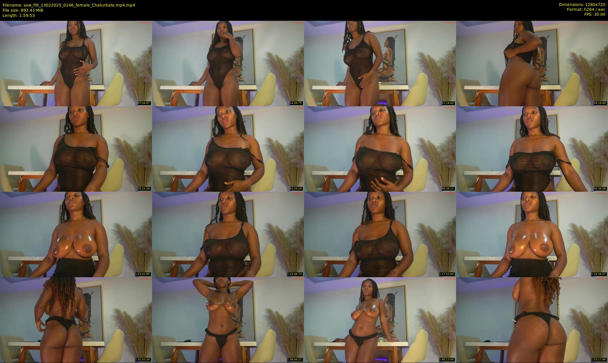sow_fitt — 120 minute Chaturbate female cam show recording, 720p, Feb 13, 2025