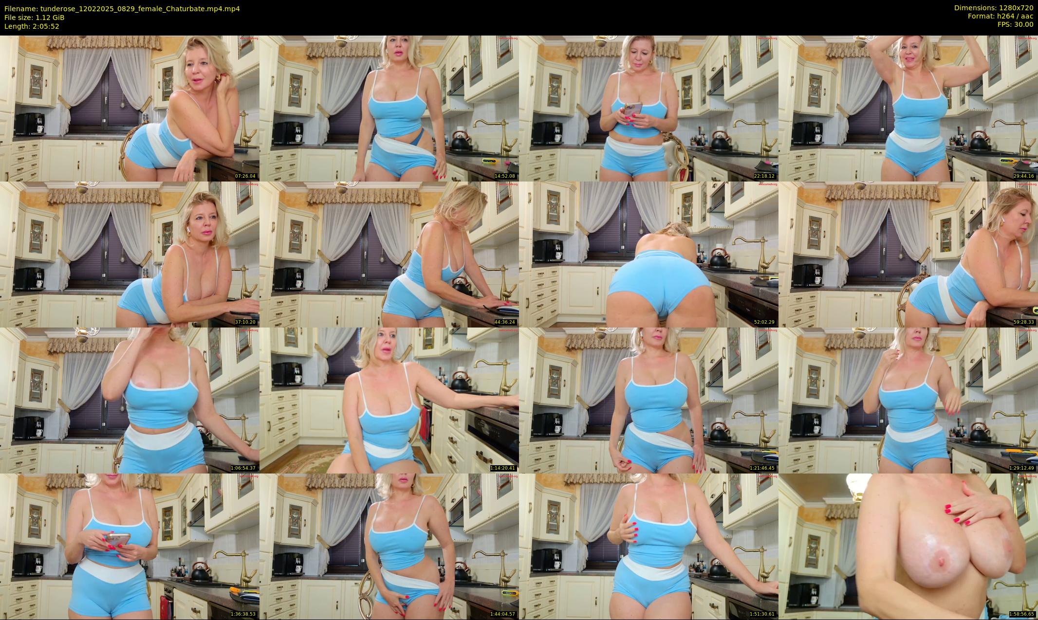 tunderose — 126 minute Chaturbate female cam show recording, 720p, Feb 12, 2025