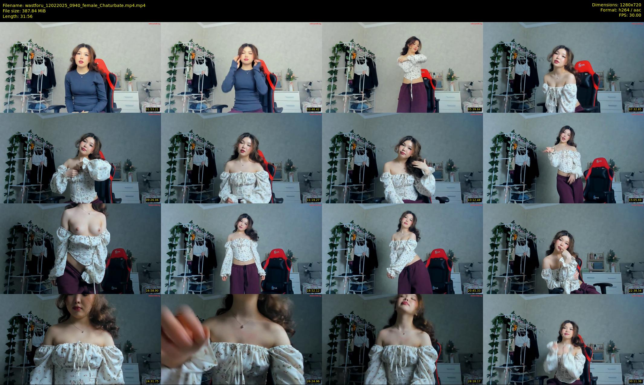 wastforu — 32 minute Chaturbate female cam show recording, 720p, Feb 12, 2025