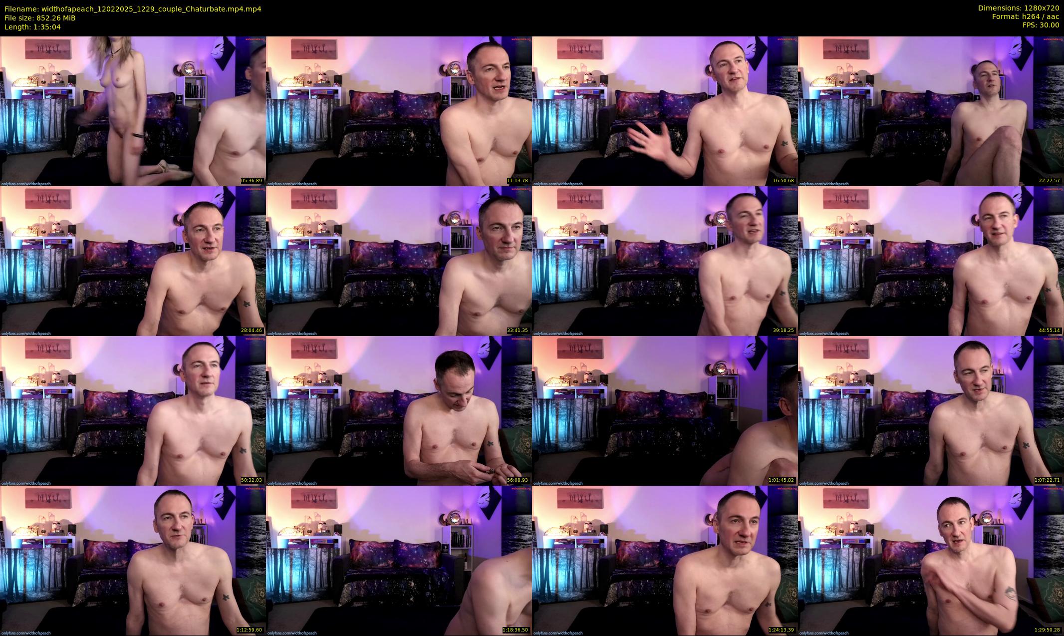 widthofapeach — 96 minute Chaturbate couple cam show recording, 720p, Feb 12, 2025
