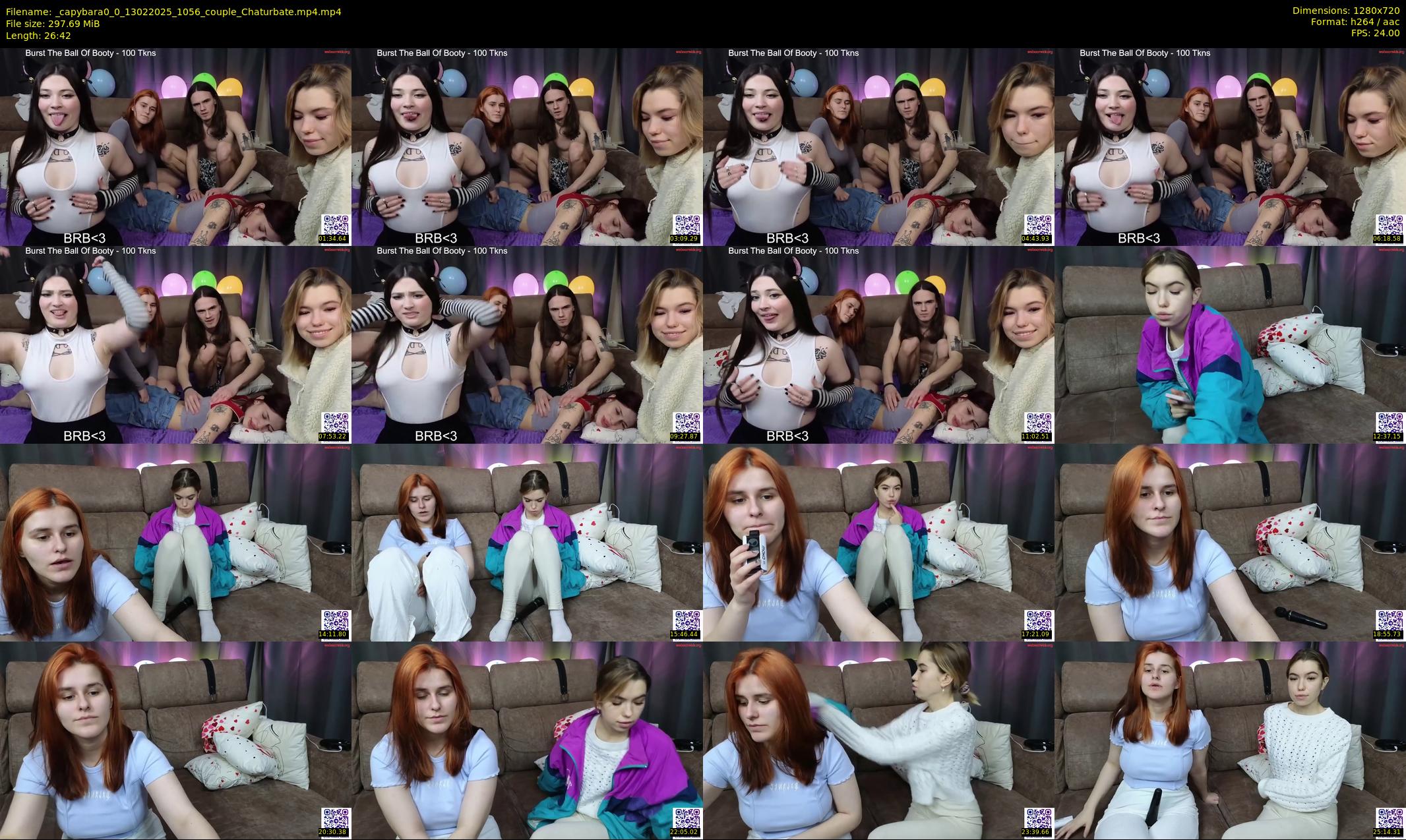 _capybara0_0 — 27 minute Chaturbate couple cam show recording, 720p, Feb 13, 2025