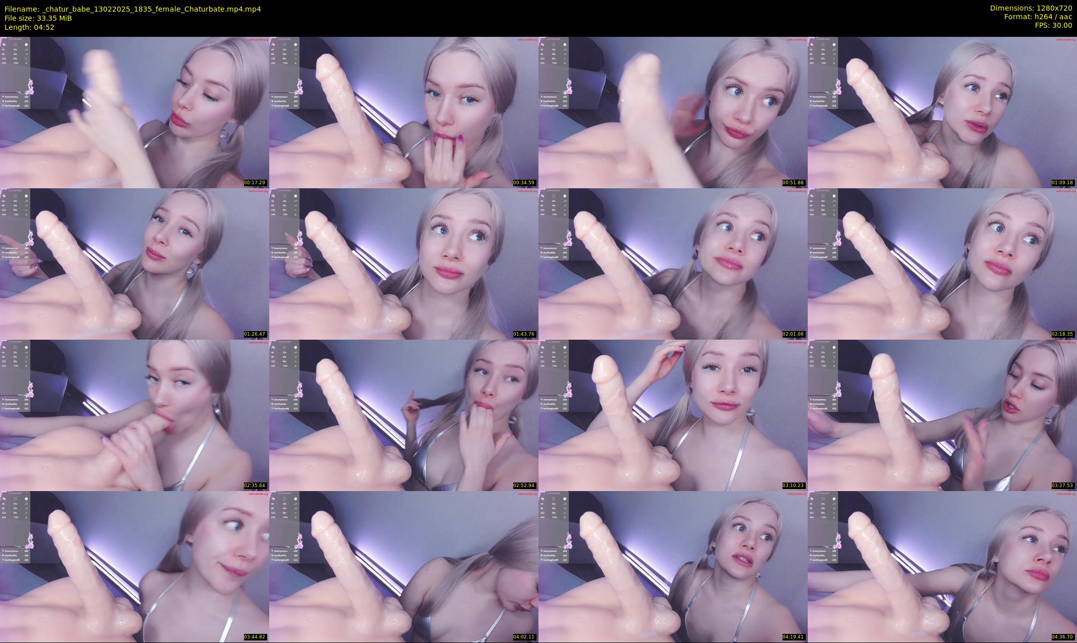 _chatur_babe — 5 minute Chaturbate female cam show recording, 720p, Feb 13, 2025