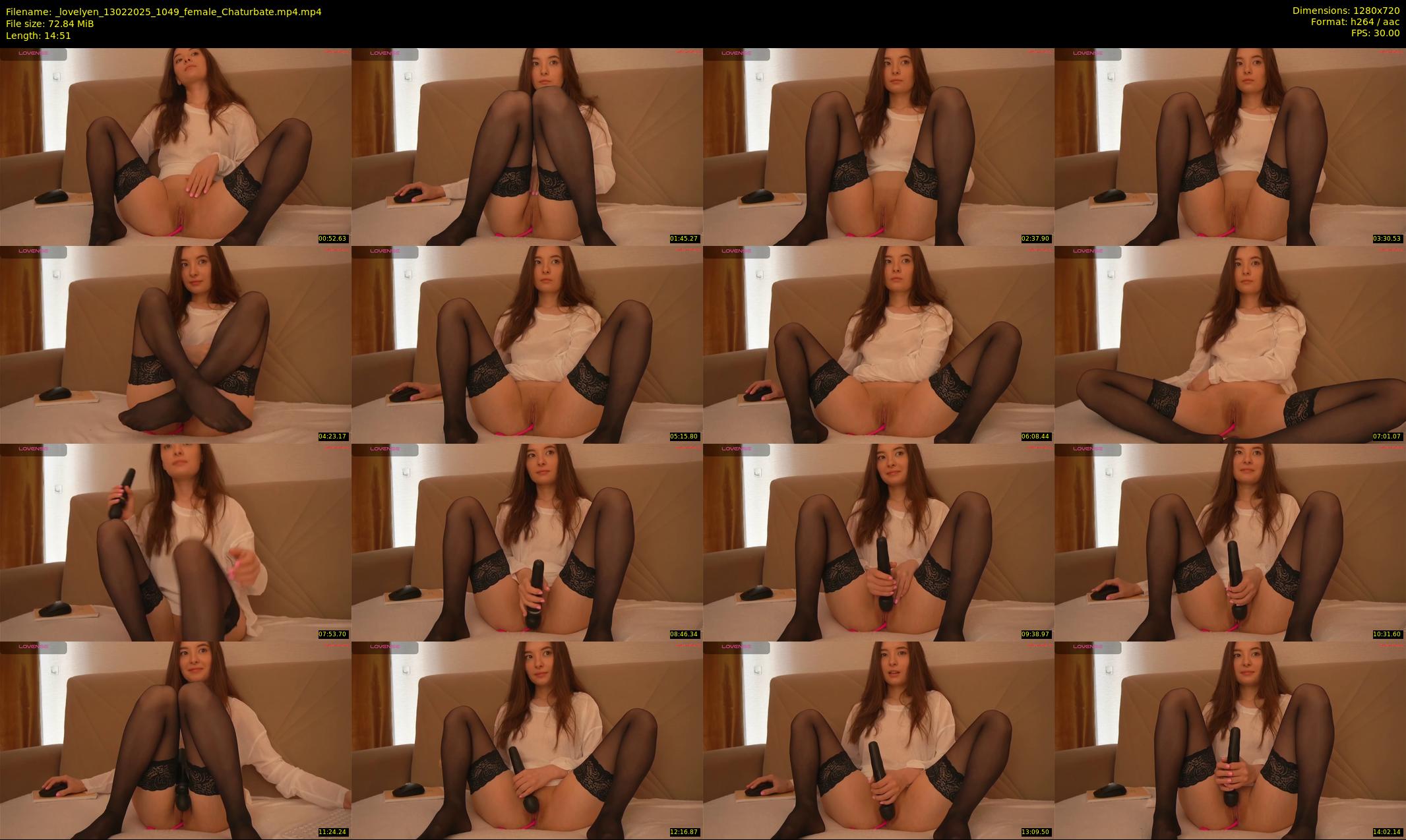 _lovelyen — 15 minute Chaturbate female cam show recording, 720p, Feb 13, 2025