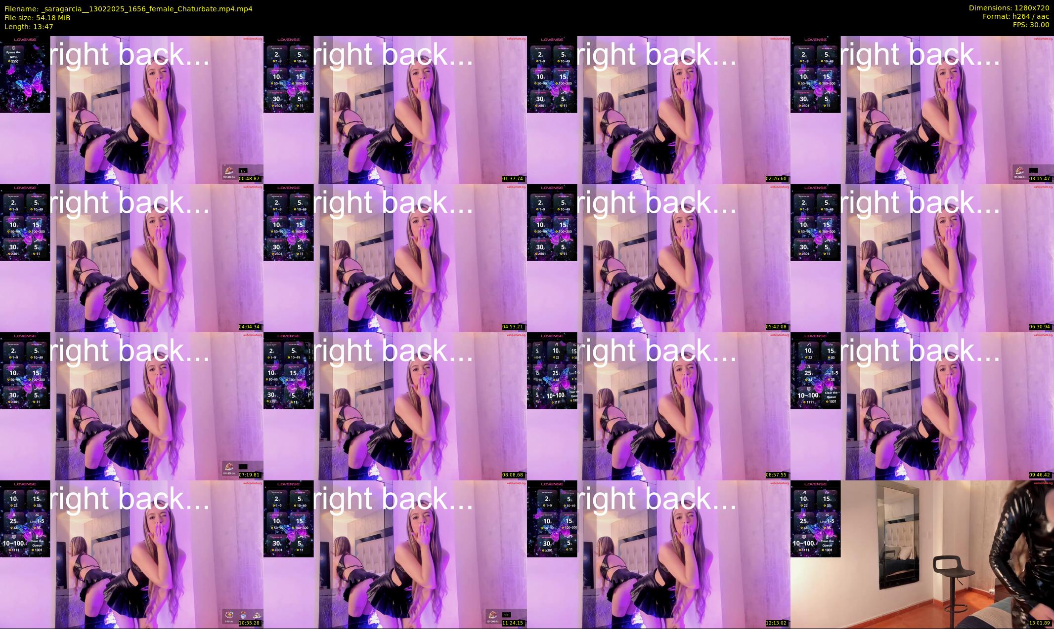 _saragarcia_ — 14 minute Chaturbate female cam show recording, 720p, Feb 13, 2025