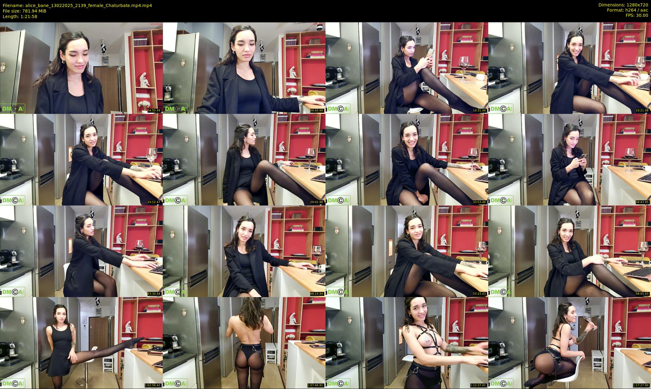 alice_bane — 82 minute Chaturbate female cam show recording, 720p, Feb 13, 2025
