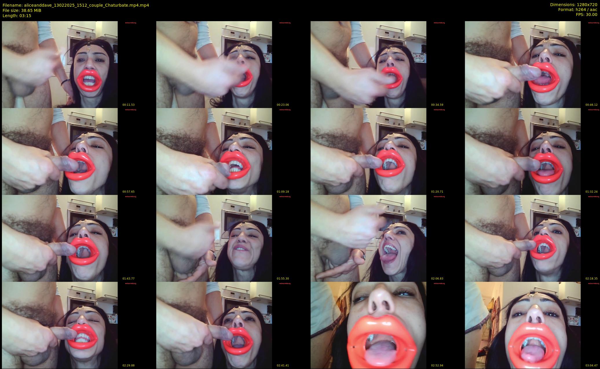 aliceanddave — 4 minute Chaturbate couple cam show recording, 720p, Feb 13, 2025