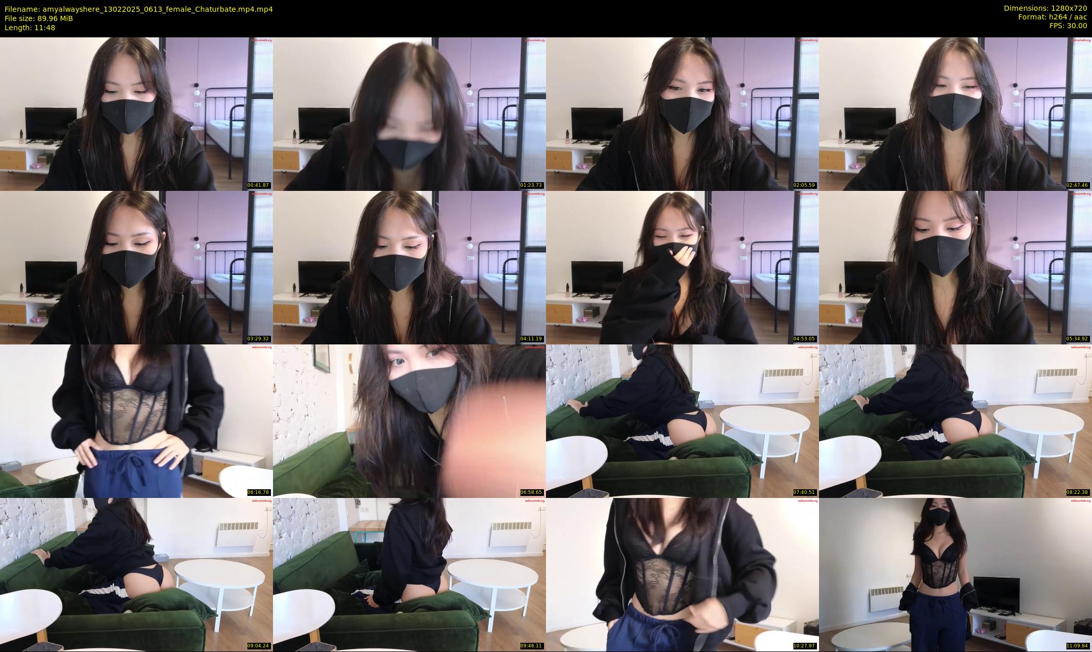 amyalwayshere — 12 minute Chaturbate female cam show recording, 720p, Feb 13, 2025