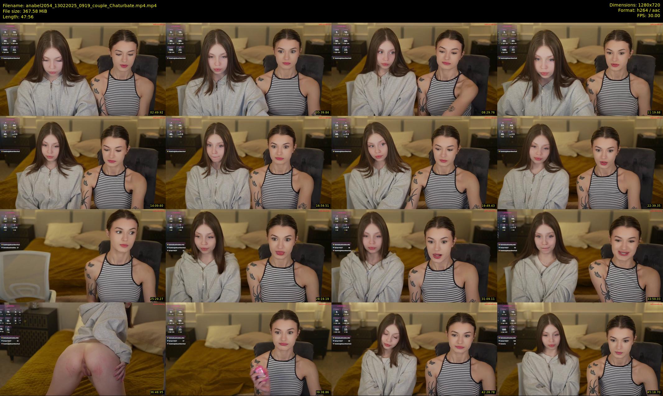 anabel2054 — 48 minute Chaturbate female cam show recording, 720p, Feb 13, 2025