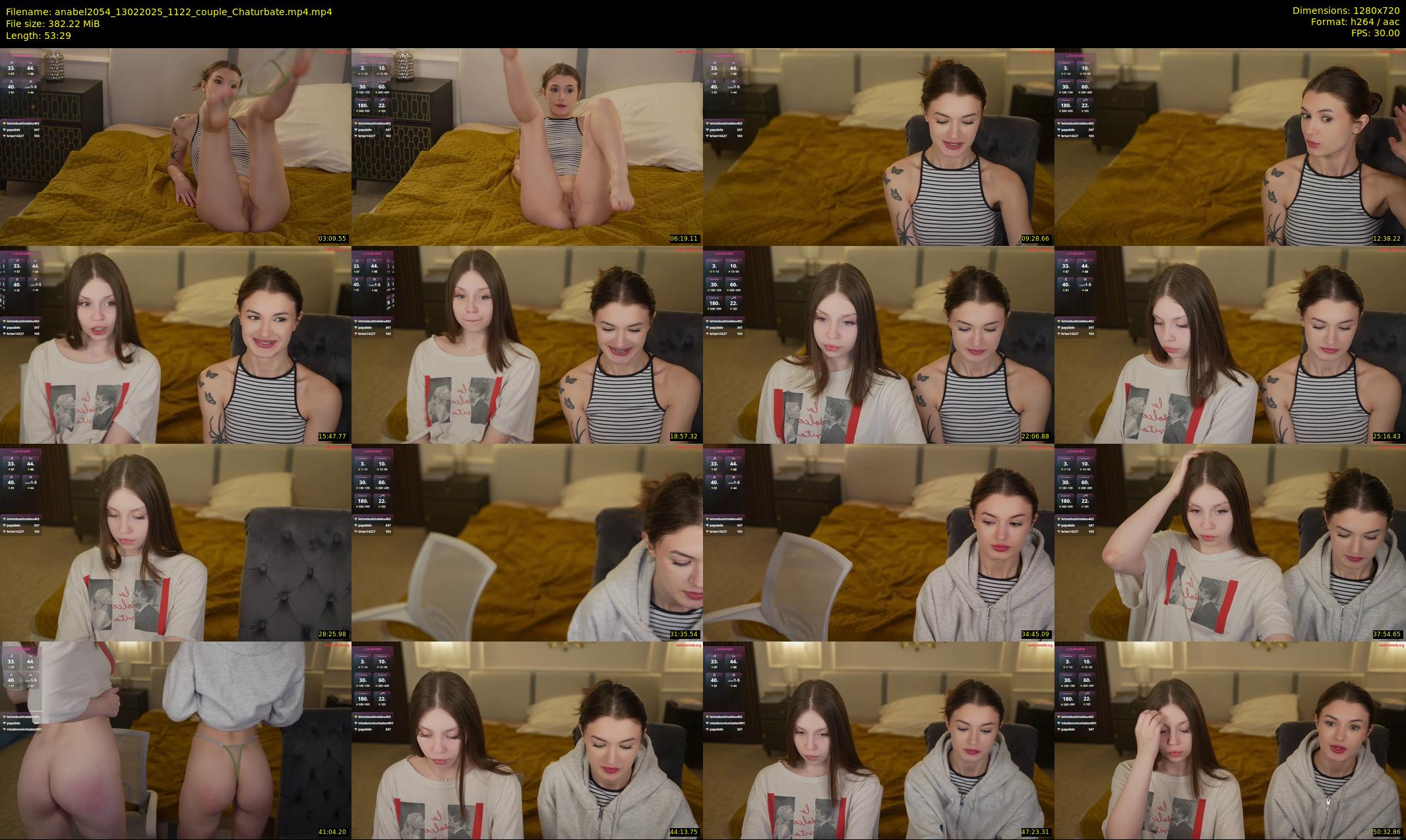 anabel2054 — 54 minute Chaturbate female cam show recording, 720p, Feb 13, 2025