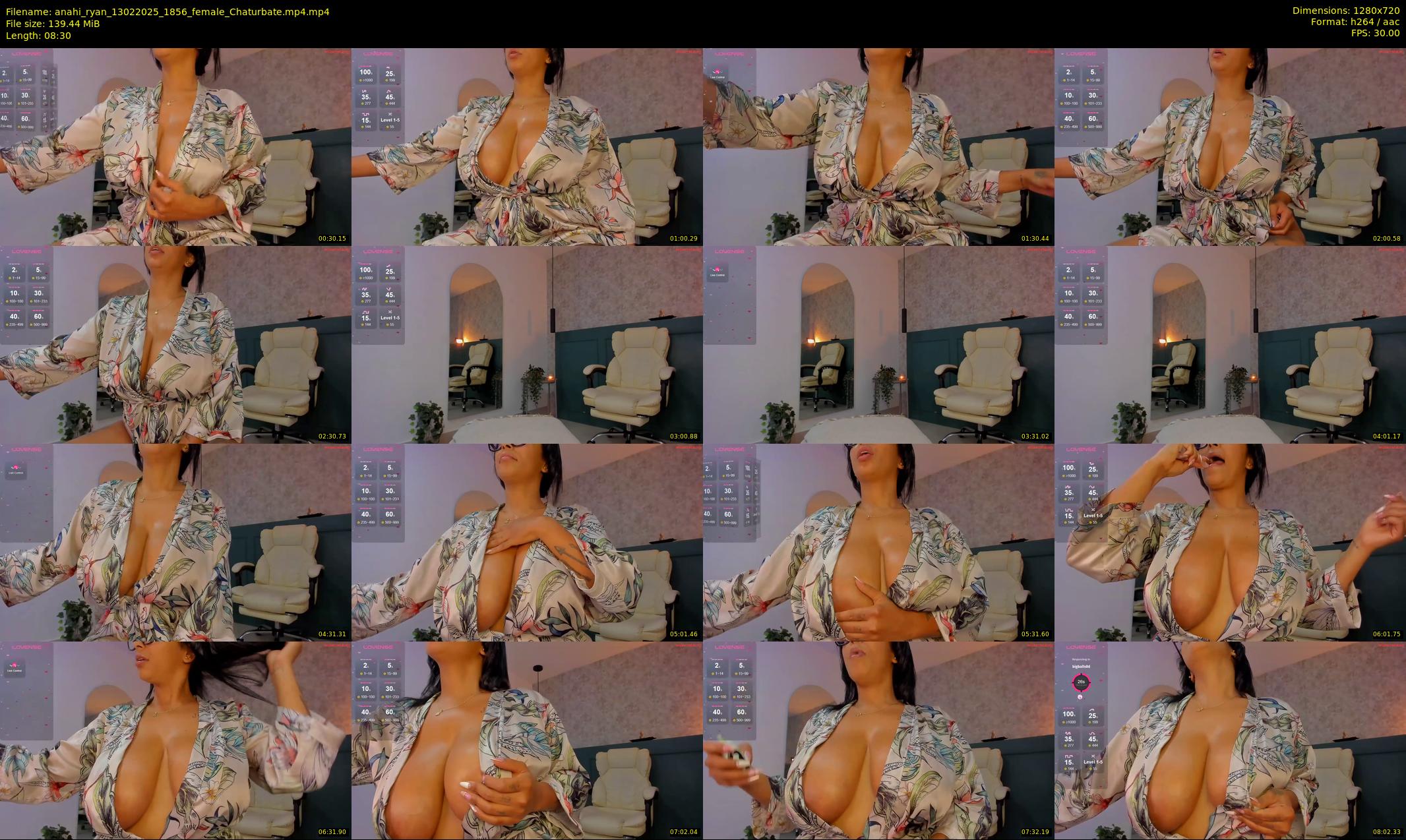 anahi_ryan — 9 minute Chaturbate female cam show recording, 720p, Feb 13, 2025