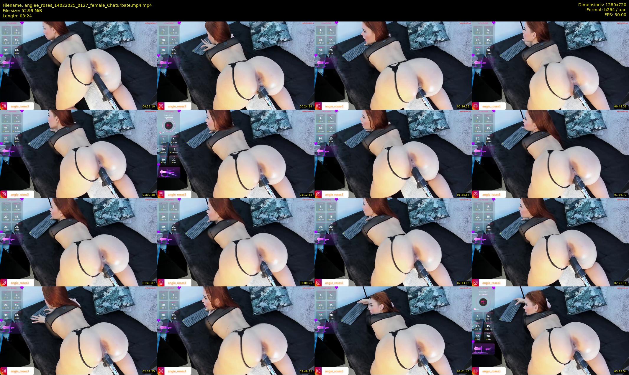 angiee_roses — 4 minute Chaturbate female cam show recording, 720p, Feb 14, 2025