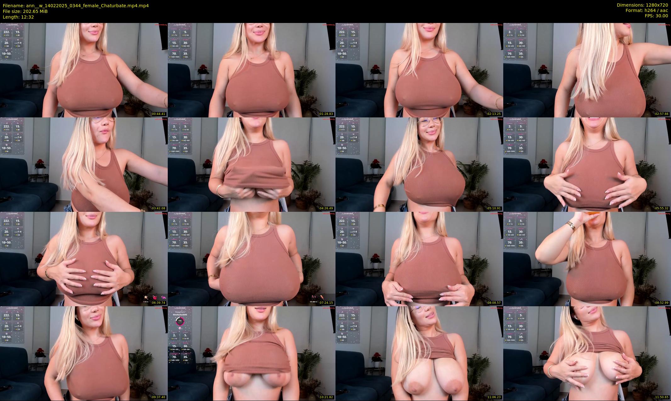 ann__w — 13 minute Chaturbate female cam show recording, 720p, Feb 14, 2025