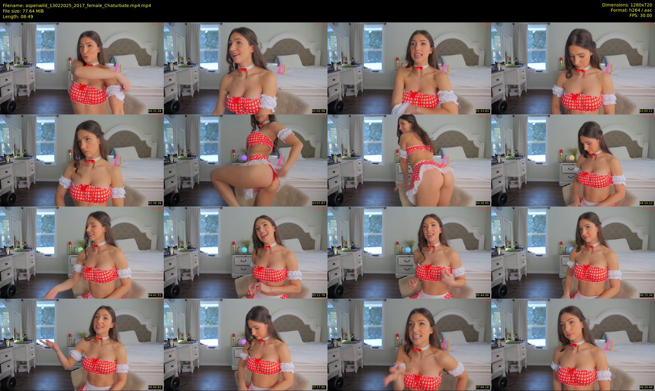 aspenwild — 9 minute Chaturbate female cam show recording, 720p, Feb 13, 2025