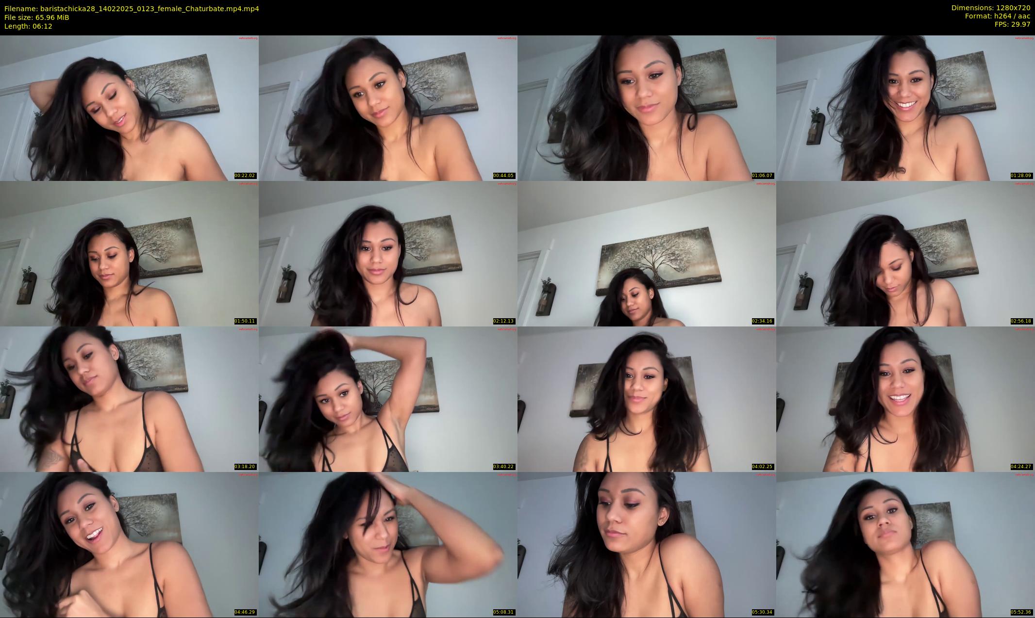 baristachicka28 — 7 minute Chaturbate female cam show recording, 720p, Feb 14, 2025