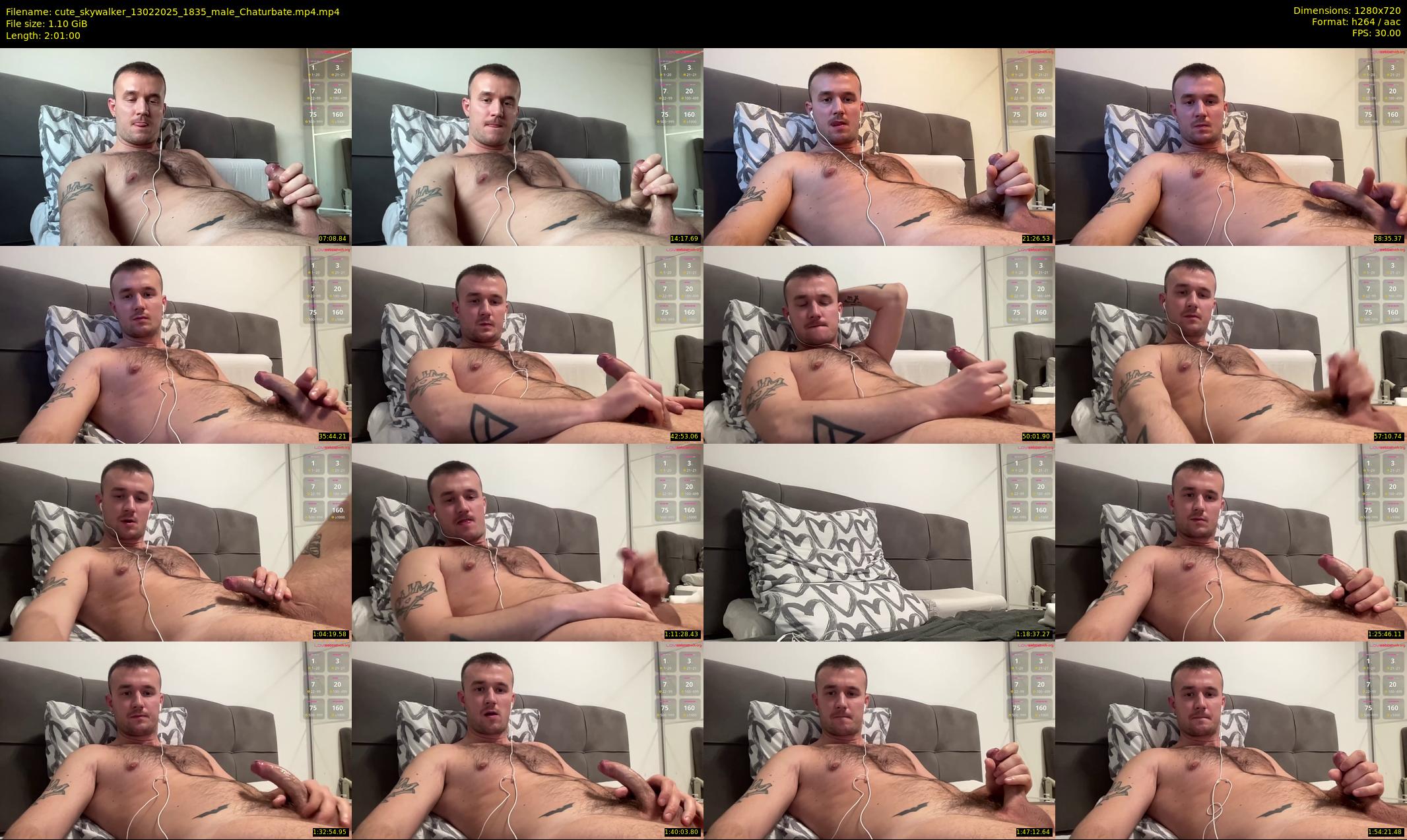 cute_skywalker — 121 minute Chaturbate male cam show recording, 720p, Feb 13, 2025