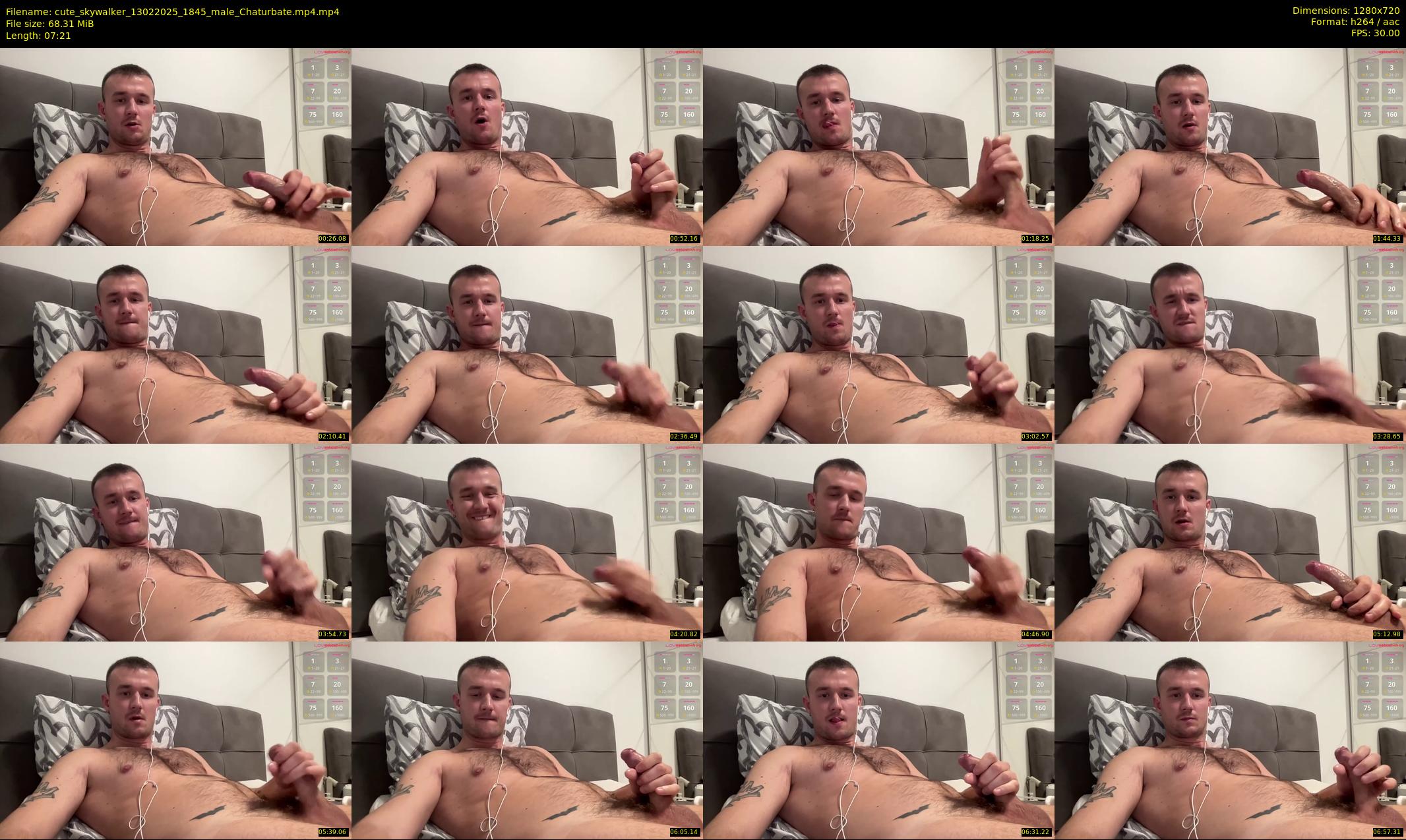 cute_skywalker — 8 minute Chaturbate male cam show recording, 720p, Feb 13, 2025