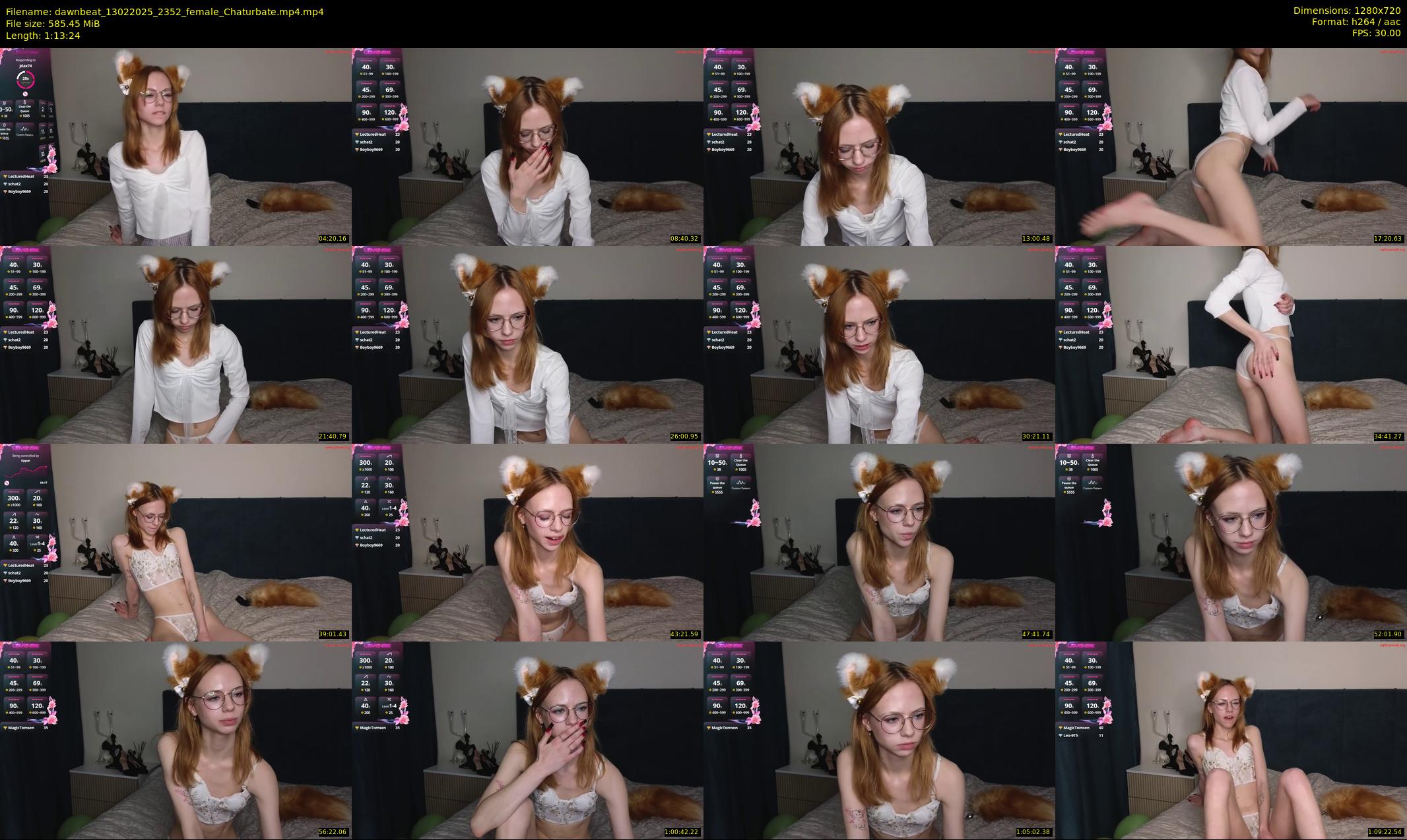 dawnbeat — 74 minute Chaturbate female cam show recording, 720p, Feb 13, 2025