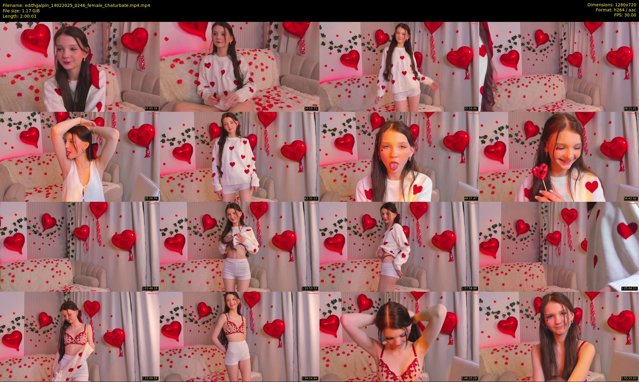 edithgalpin — 121 minute Chaturbate female cam show recording, 720p, Feb 14, 2025