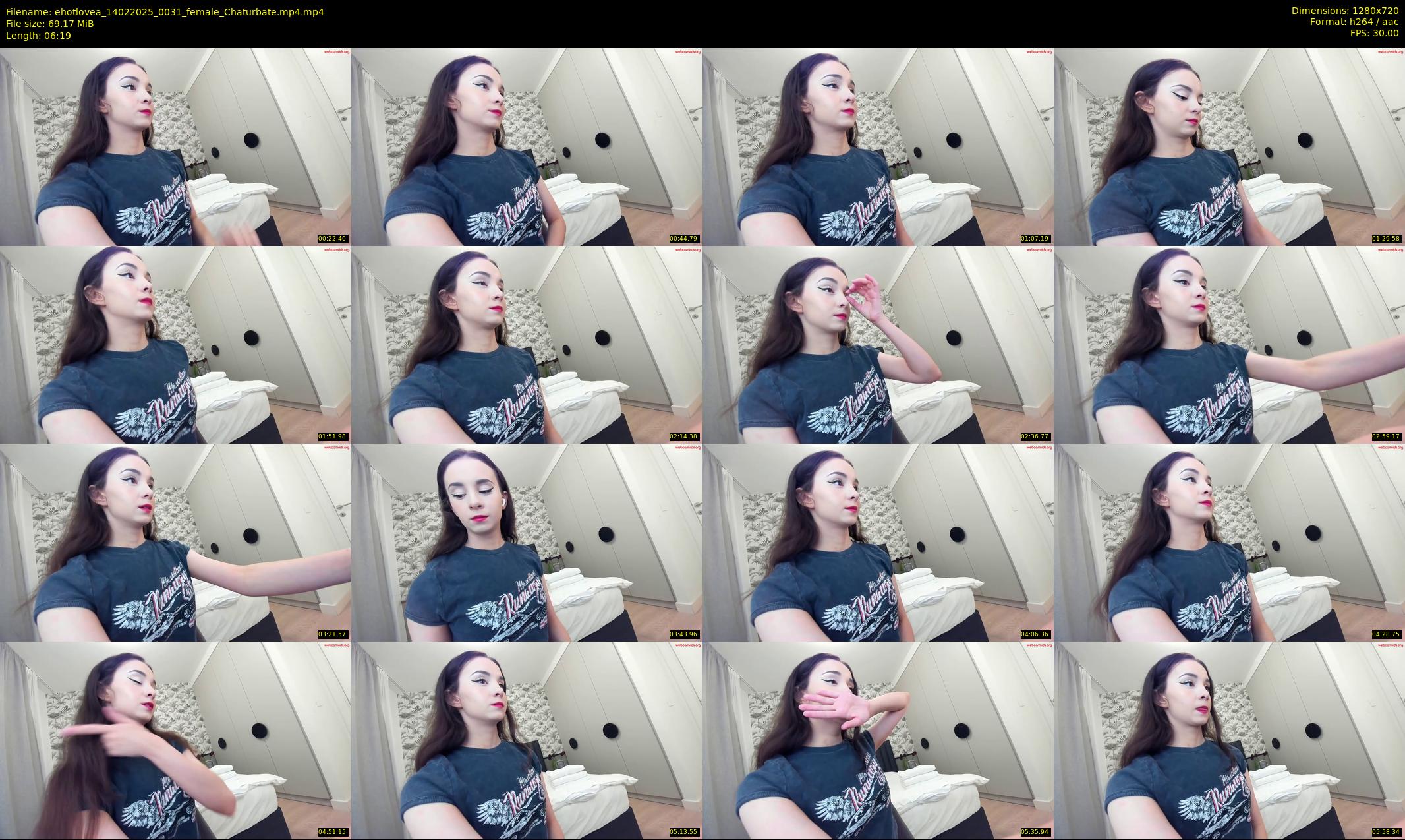 ehotlovea — 7 minute Chaturbate female cam show recording, 720p, Feb 14, 2025