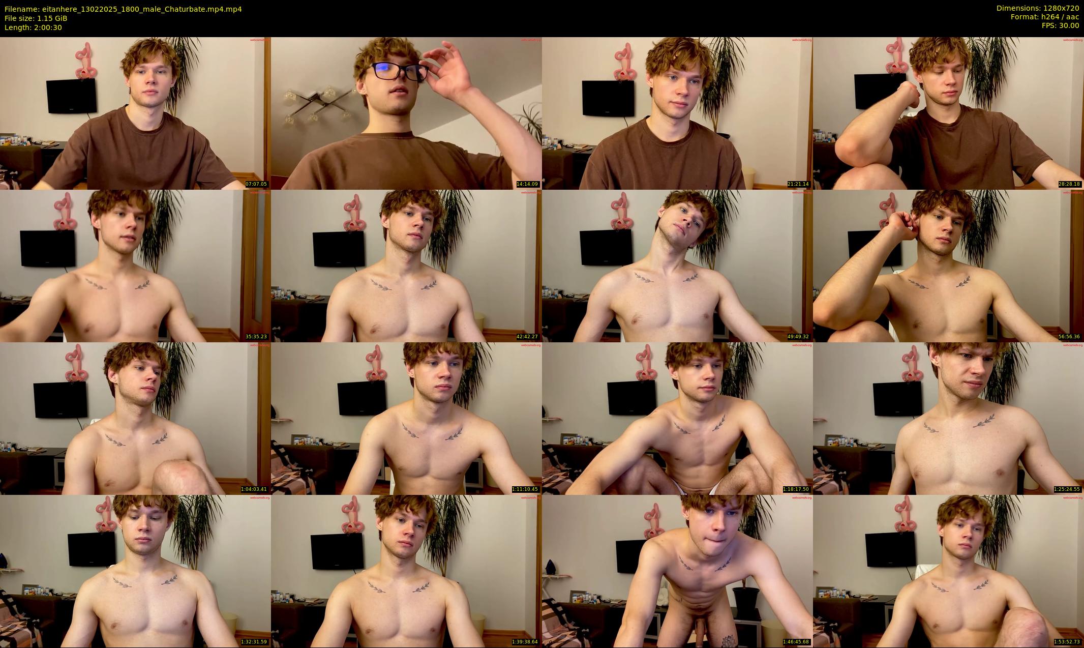 eitanhere — 121 minute Chaturbate male cam show recording, 720p, Feb 13, 2025