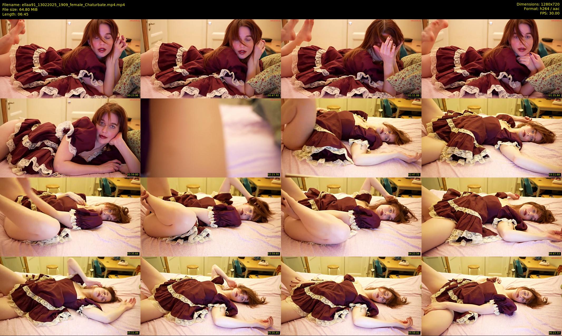 ellaa91 — 7 minute Chaturbate female cam show recording, 720p, Feb 13, 2025