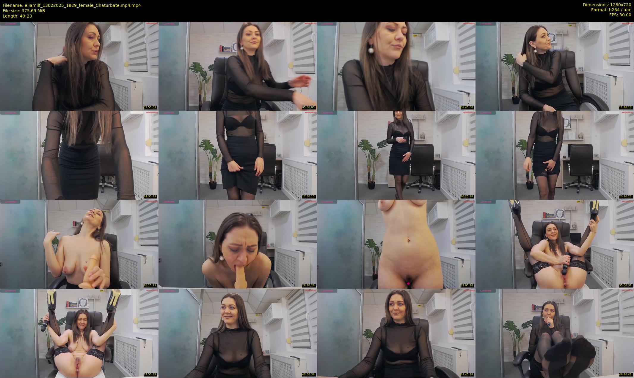 ellamilf — 50 minute Chaturbate female cam show recording, 720p, Feb 13, 2025