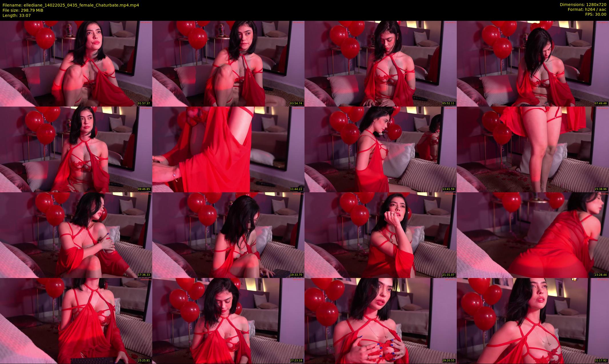 ellediane — 34 minute Chaturbate female cam show recording, 720p, Feb 14, 2025