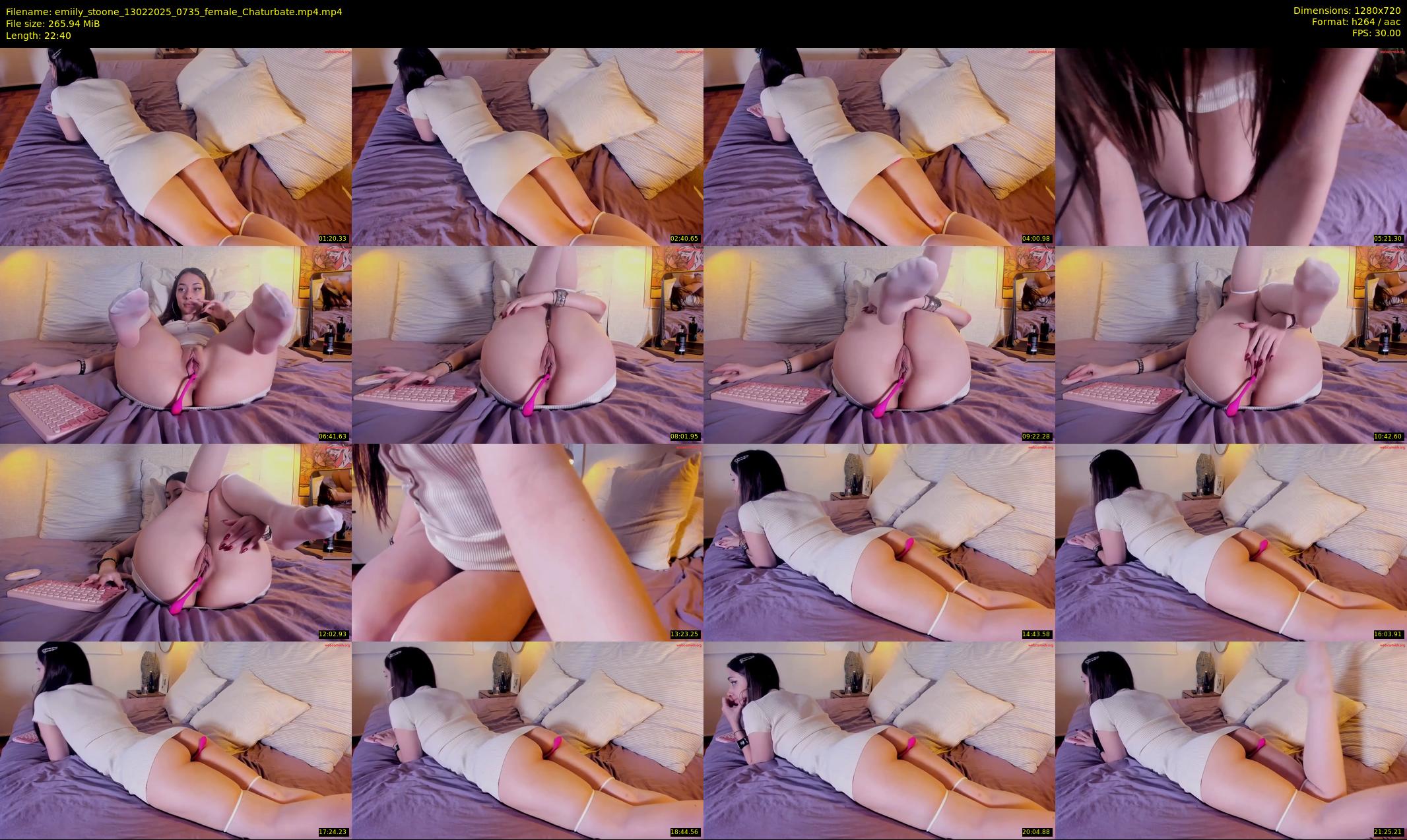 emiily_stoone — 23 minute Chaturbate female cam show recording, 720p, Feb 13, 2025