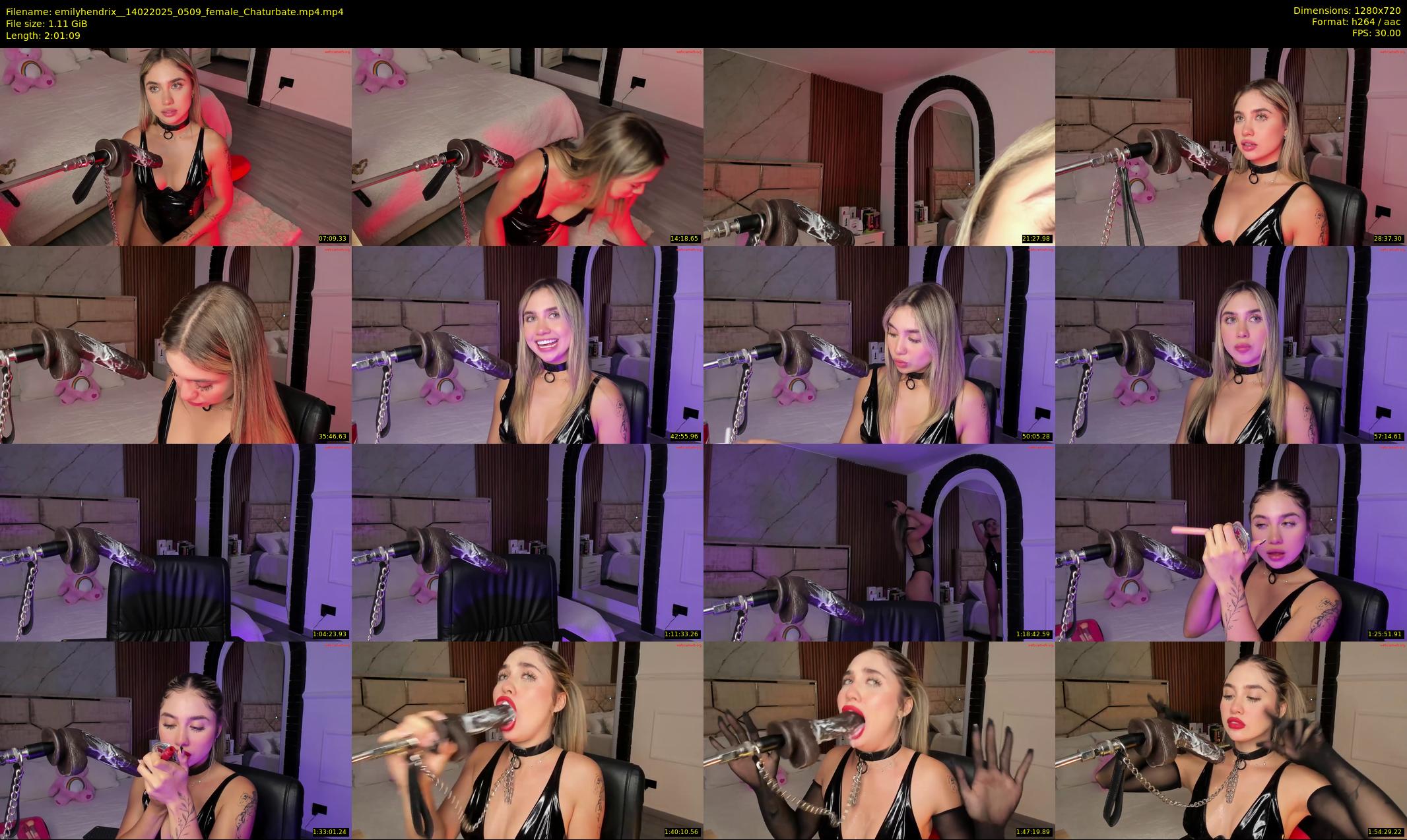emilyhendrix_ — 122 minute Chaturbate couple cam show recording, 720p, Feb 14, 2025