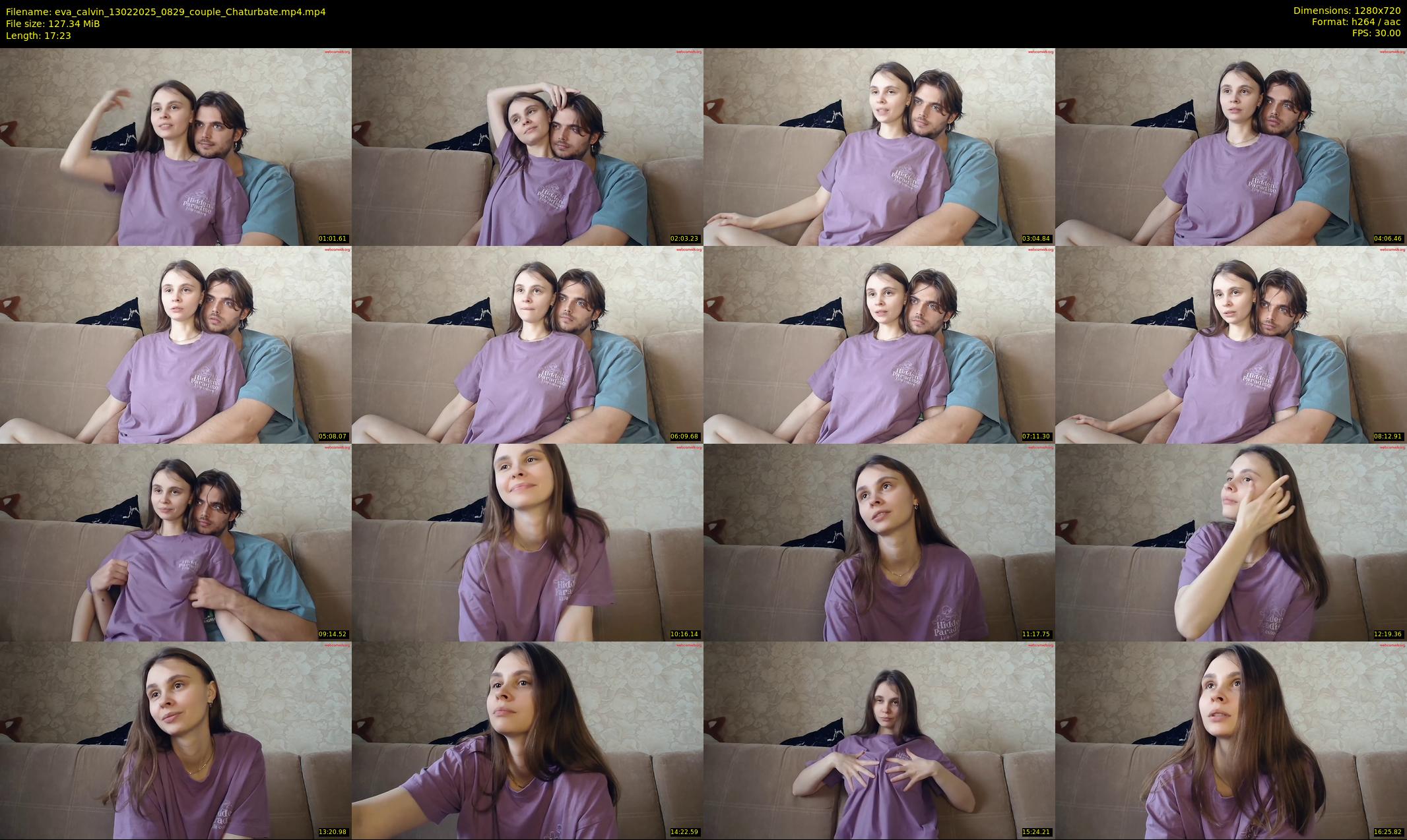 eva_calvin — 18 minute Chaturbate couple cam show recording, 720p, Feb 13, 2025