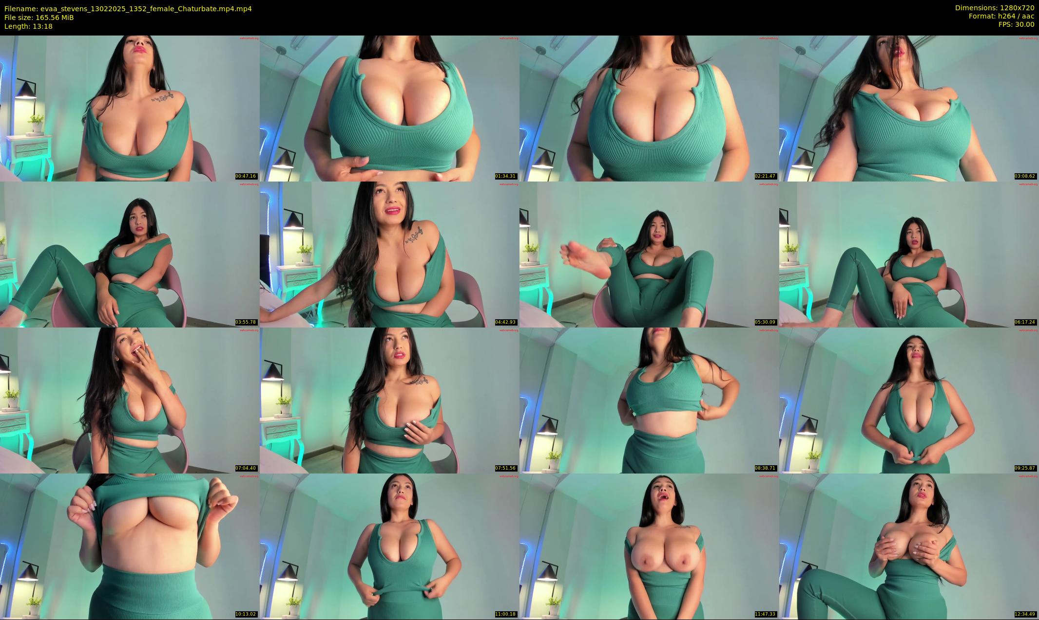 evaa_stevens — 14 minute Chaturbate female cam show recording, 720p, Feb 13, 2025