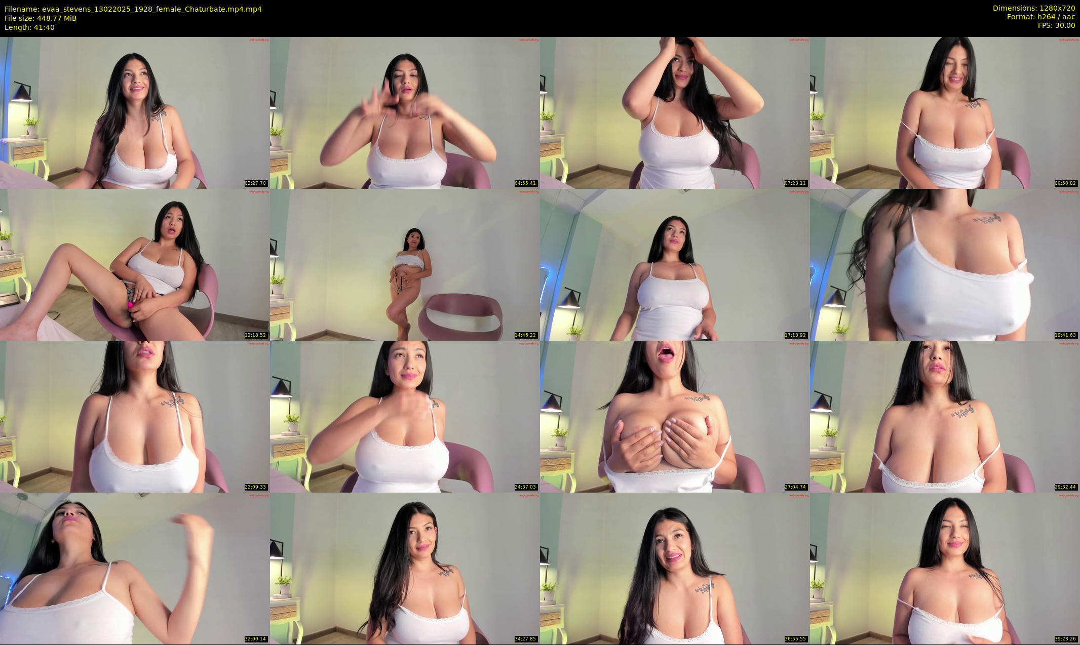 evaa_stevens — 42 minute Chaturbate female cam show recording, 720p, Feb 13, 2025