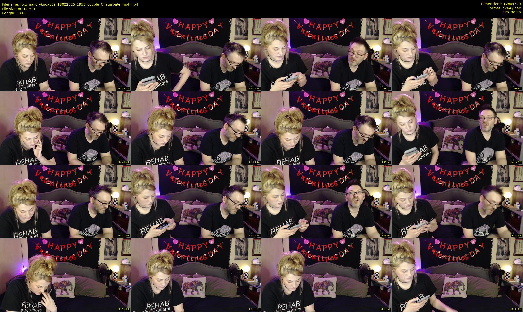 foxymalloryknoxy69 — 10 minute Chaturbate couple cam show recording, 720p, Feb 13, 2025