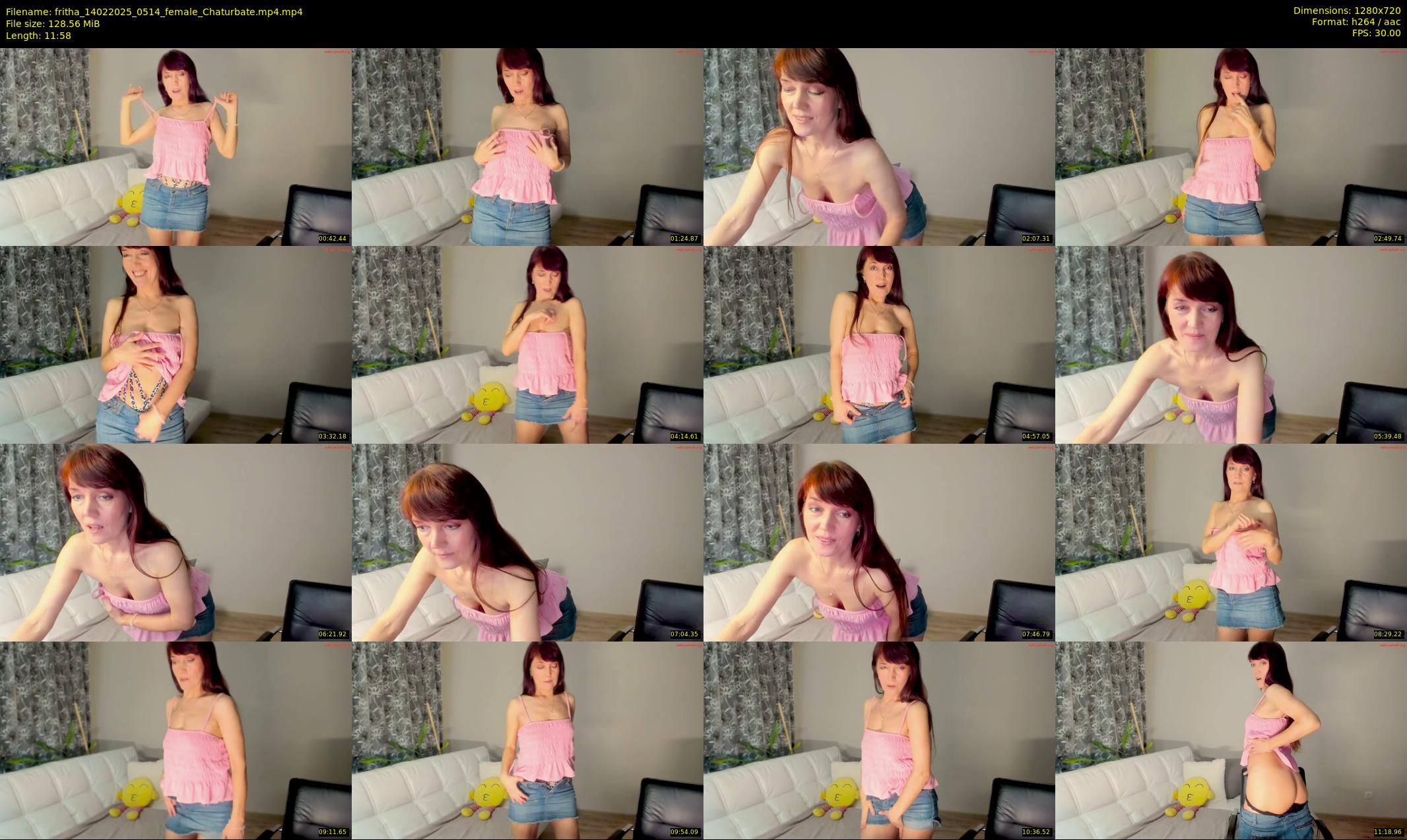 fritha — 12 minute Chaturbate female cam show recording, 720p, Feb 14, 2025