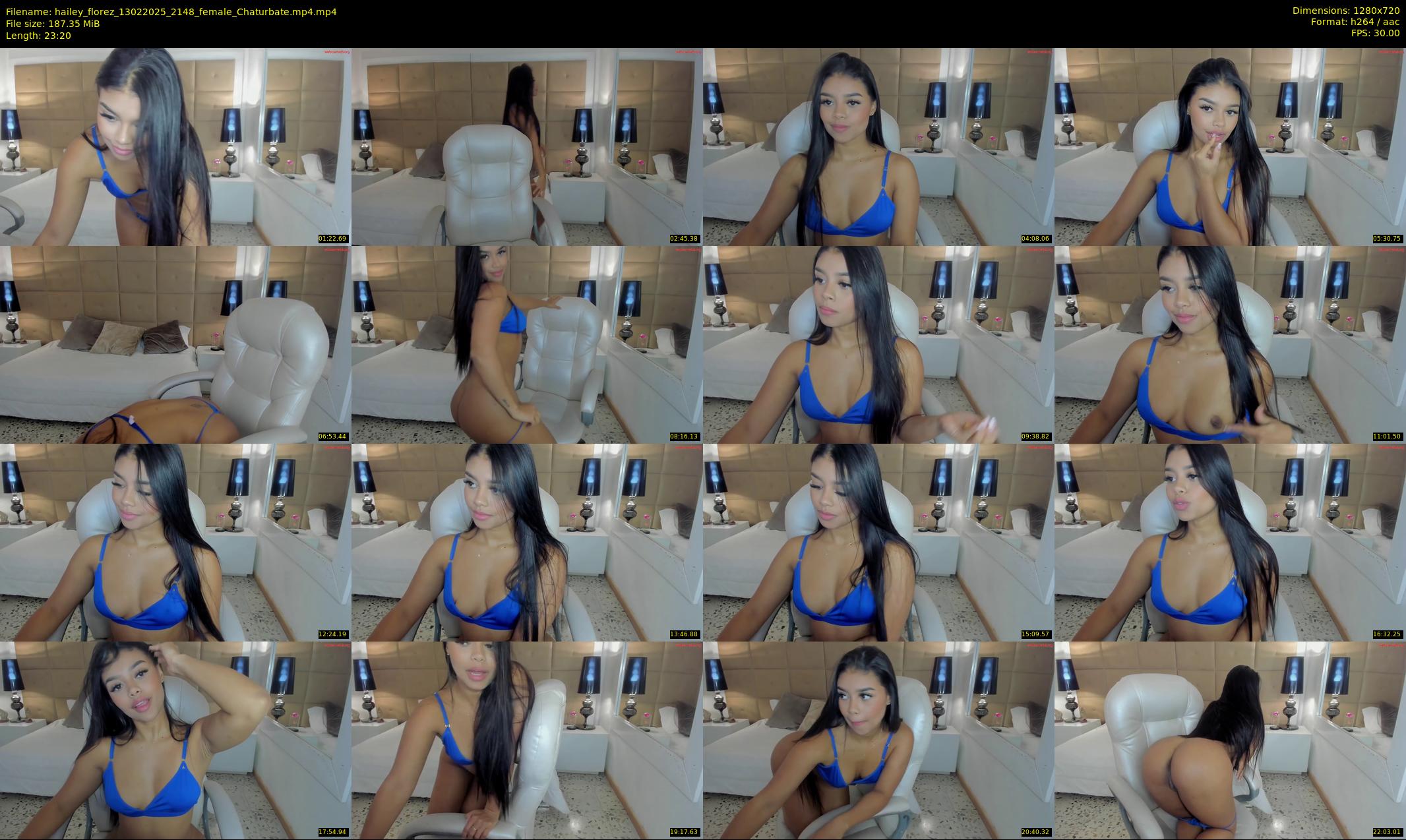 hailey_florez — 24 minute Chaturbate female cam show recording, 720p, Feb 13, 2025