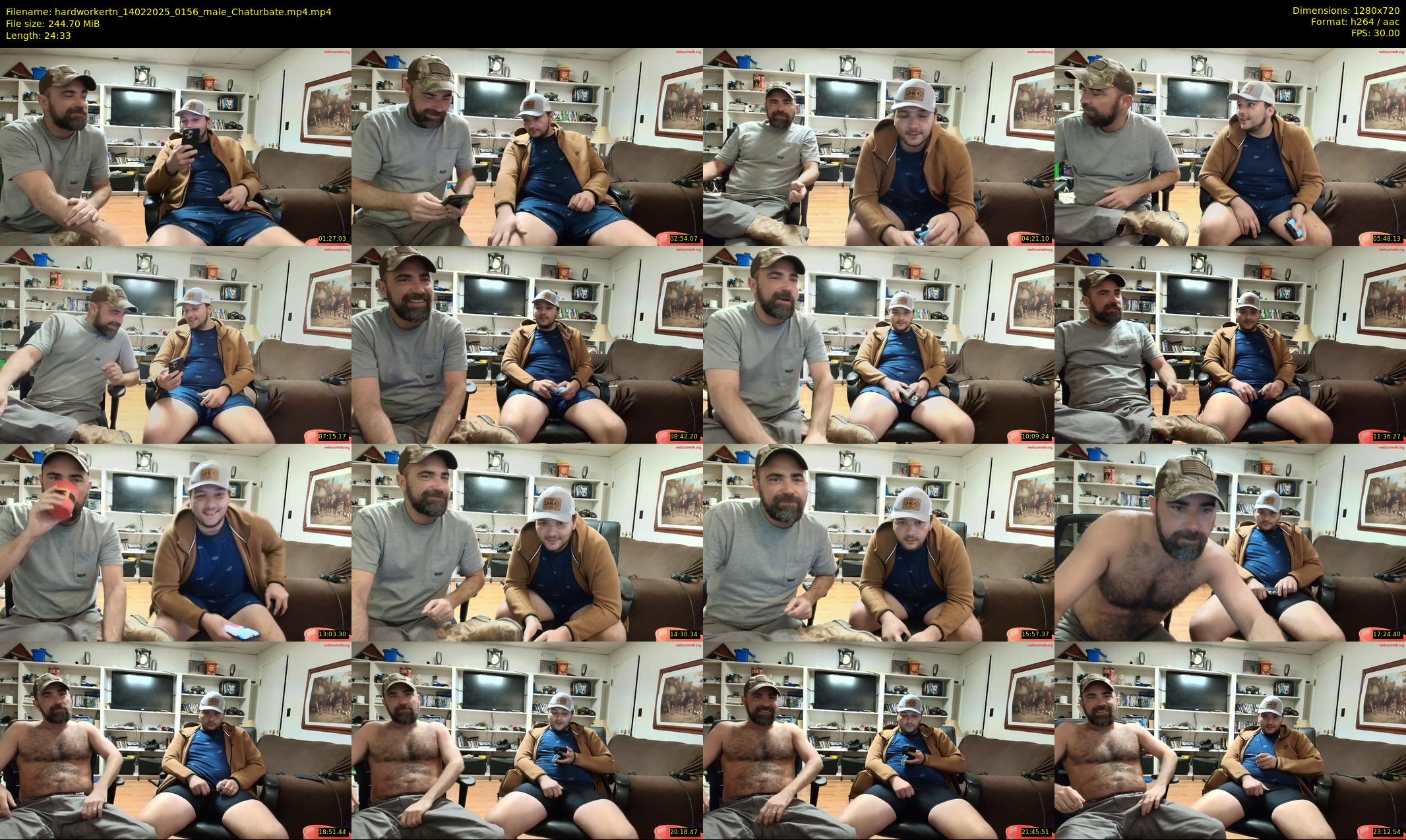 hardworkertn — 25 minute Chaturbate male cam show recording, 720p, Feb 14, 2025