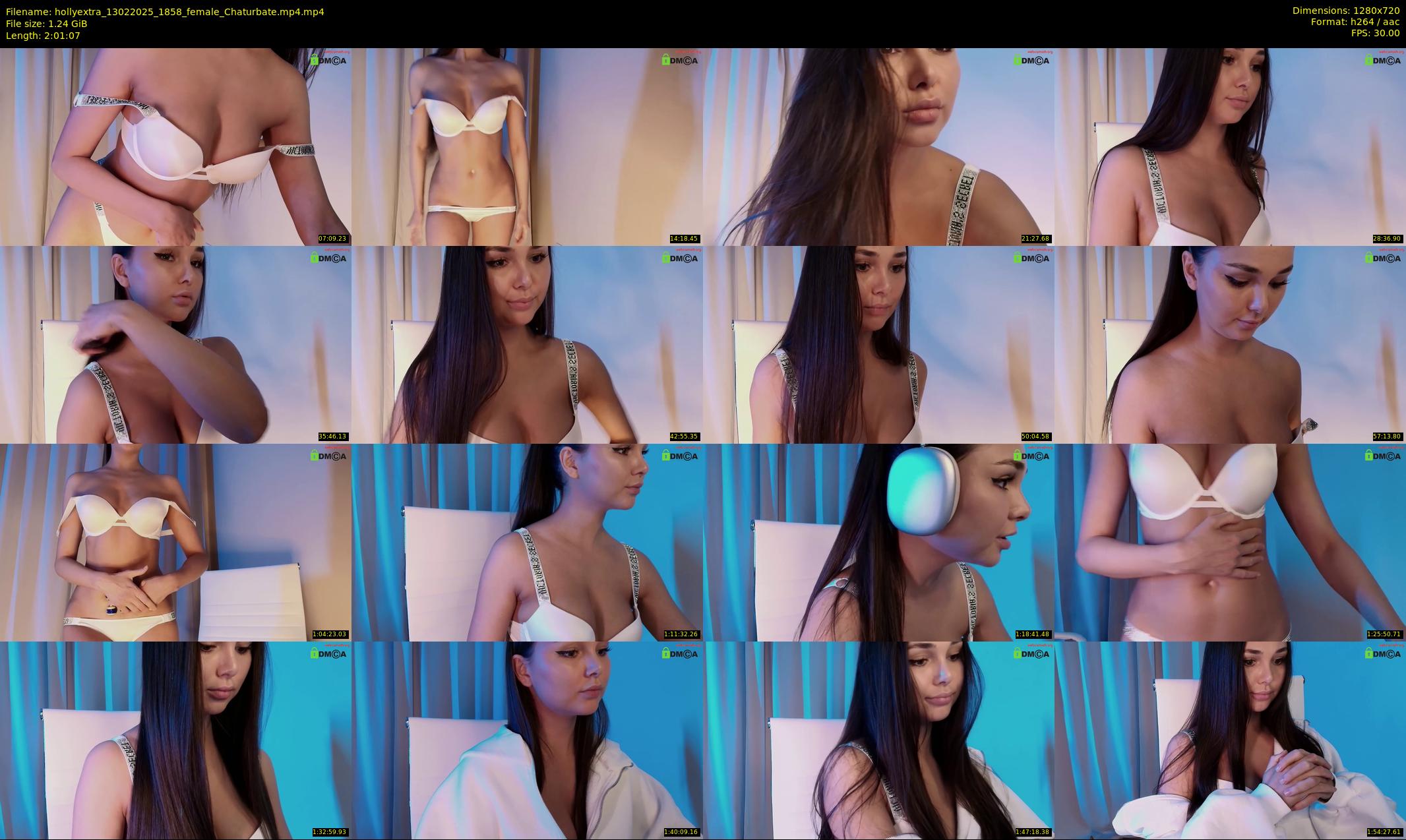 hollyextra — 122 minute Chaturbate female cam show recording, 720p, Feb 13, 2025