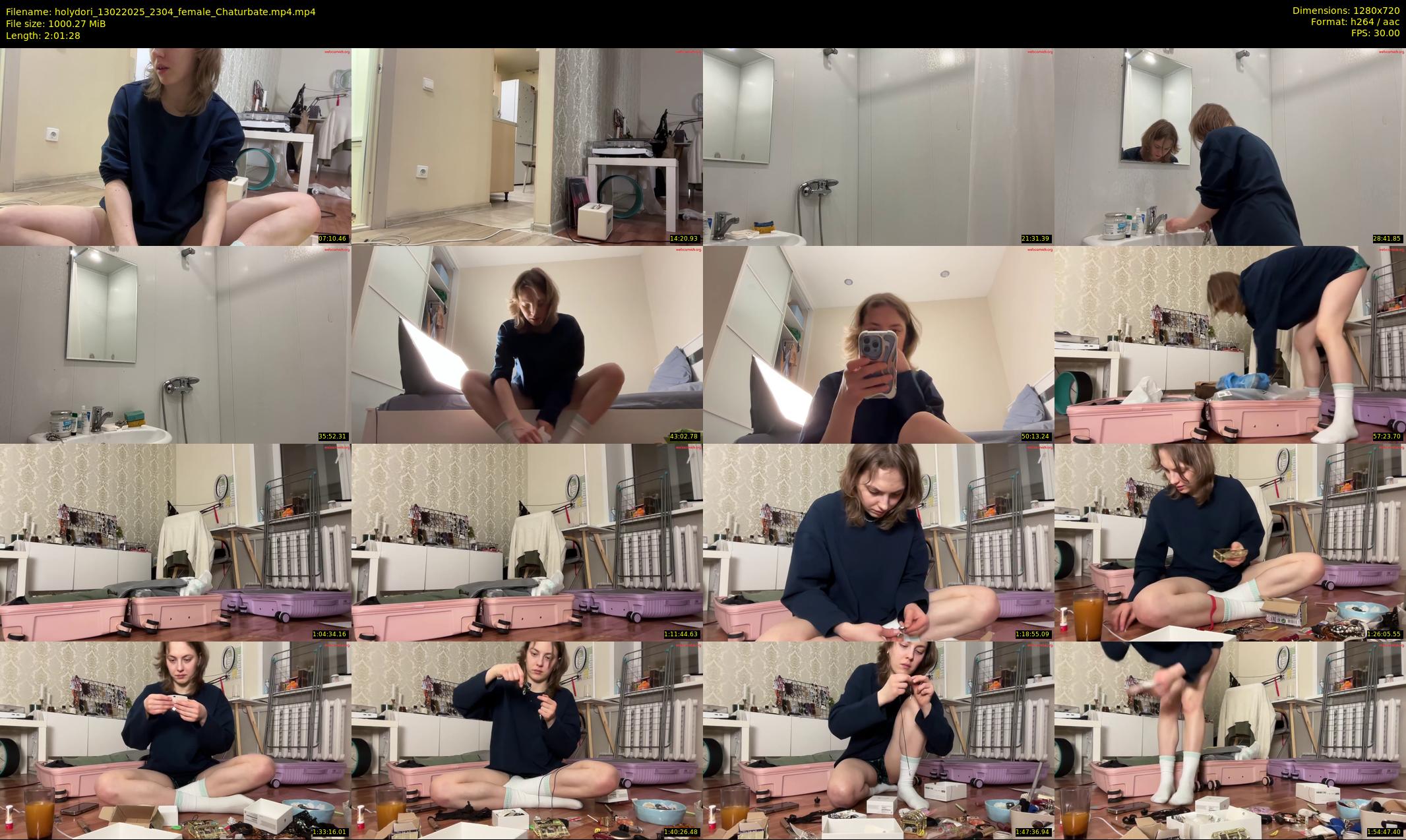 holydori — 122 minute Chaturbate female cam show recording, 720p, Feb 13, 2025