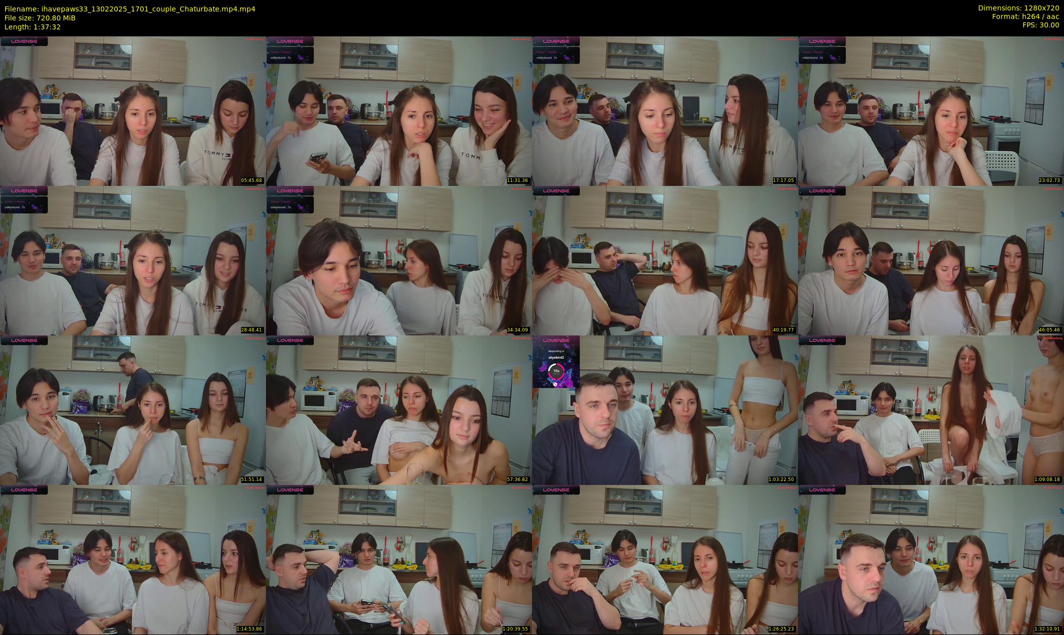 ihavepaws33 — 98 minute Chaturbate couple cam show recording, 720p, Feb 13, 2025
