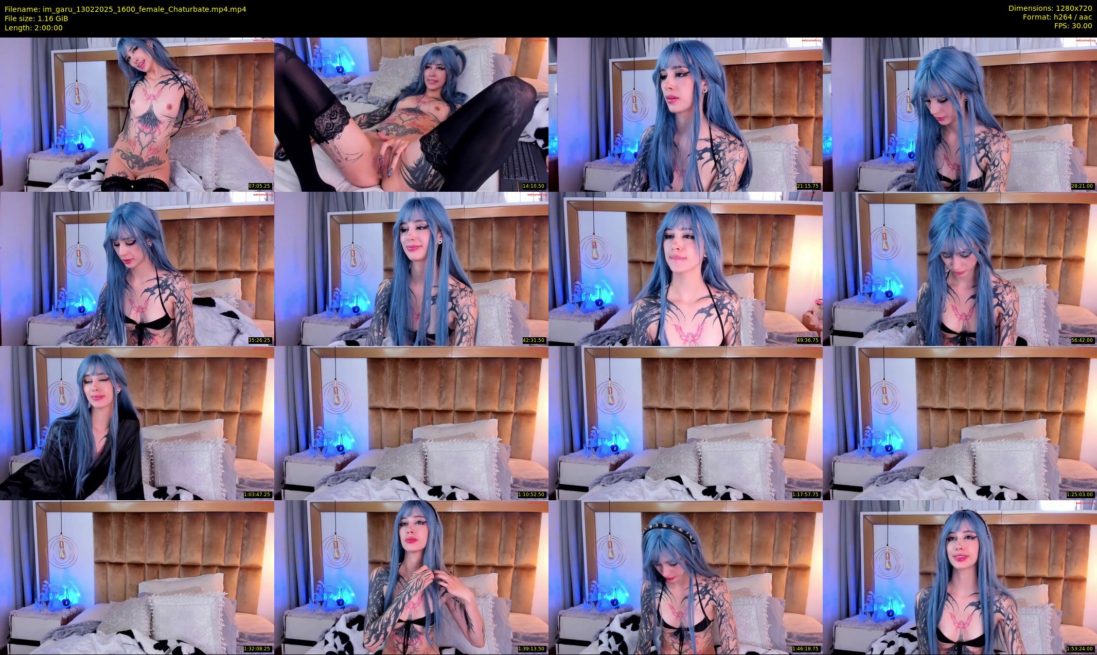 im_garu — 120 minute Chaturbate female cam show recording, 720p, Feb 13, 2025