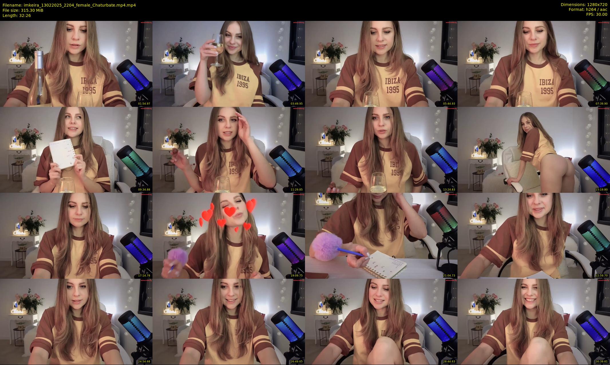 imkeira — 33 minute Chaturbate female cam show recording, 720p, Feb 13, 2025