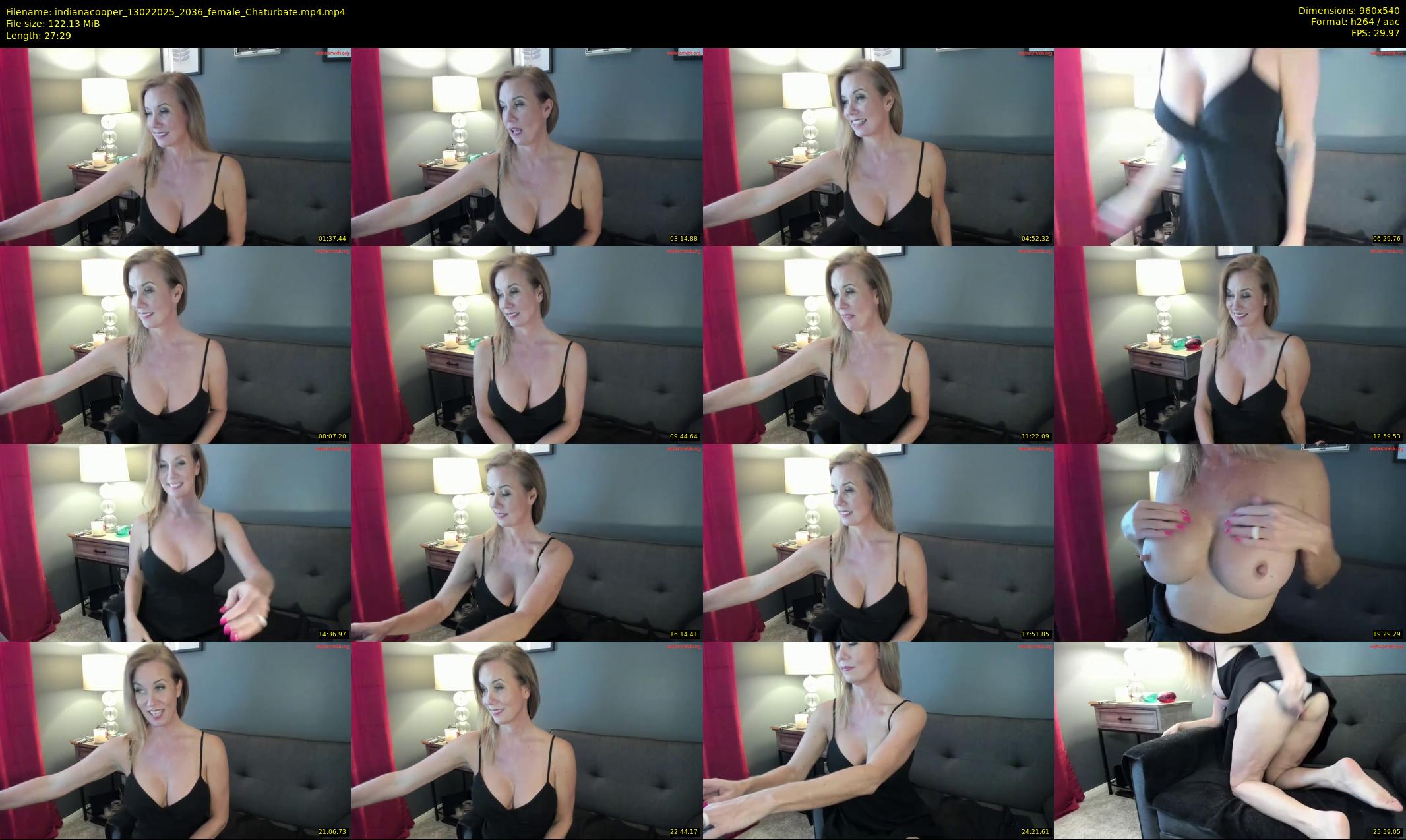 indianacooper — 28 minute Chaturbate female cam show recording, 480p, Feb 13, 2025